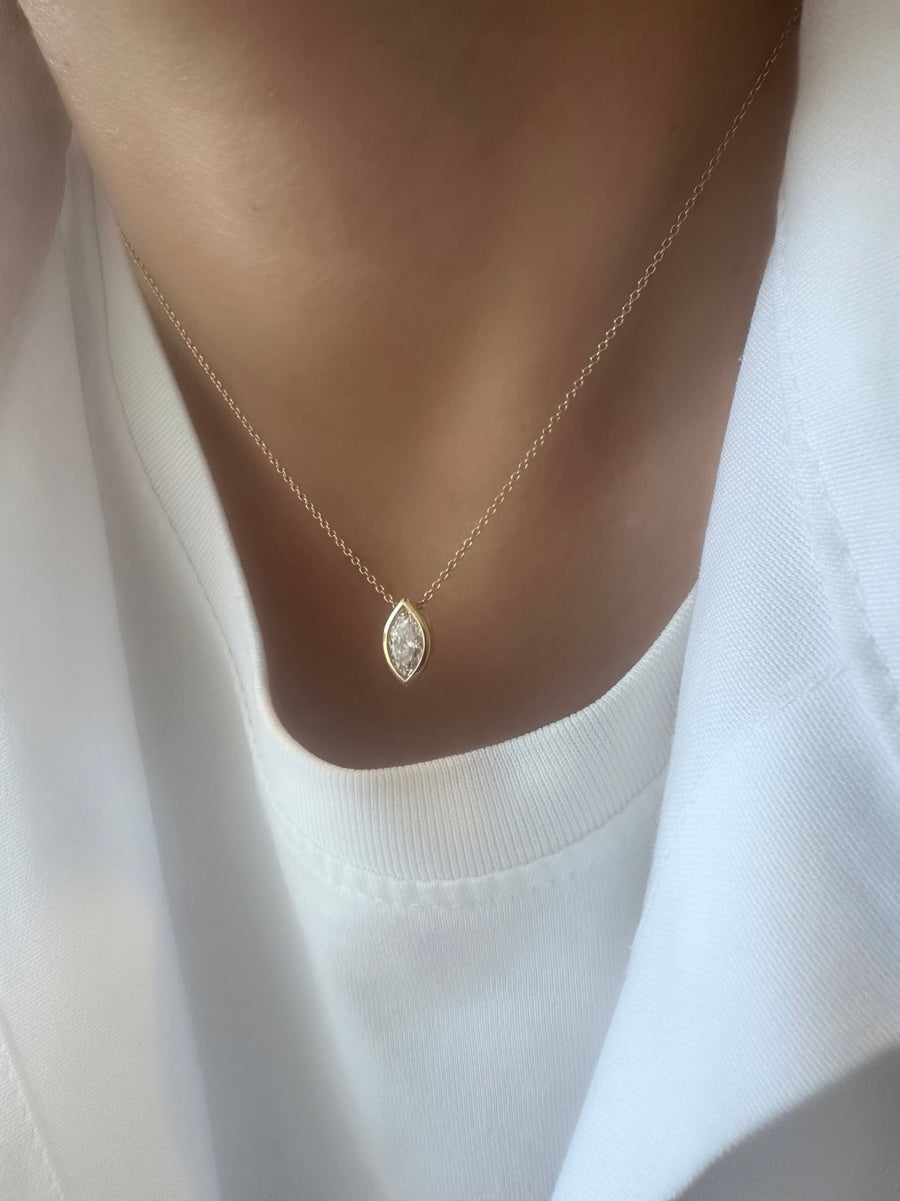 Collar Marquise (Diamante Lab Grown) - LE MARSHAND™