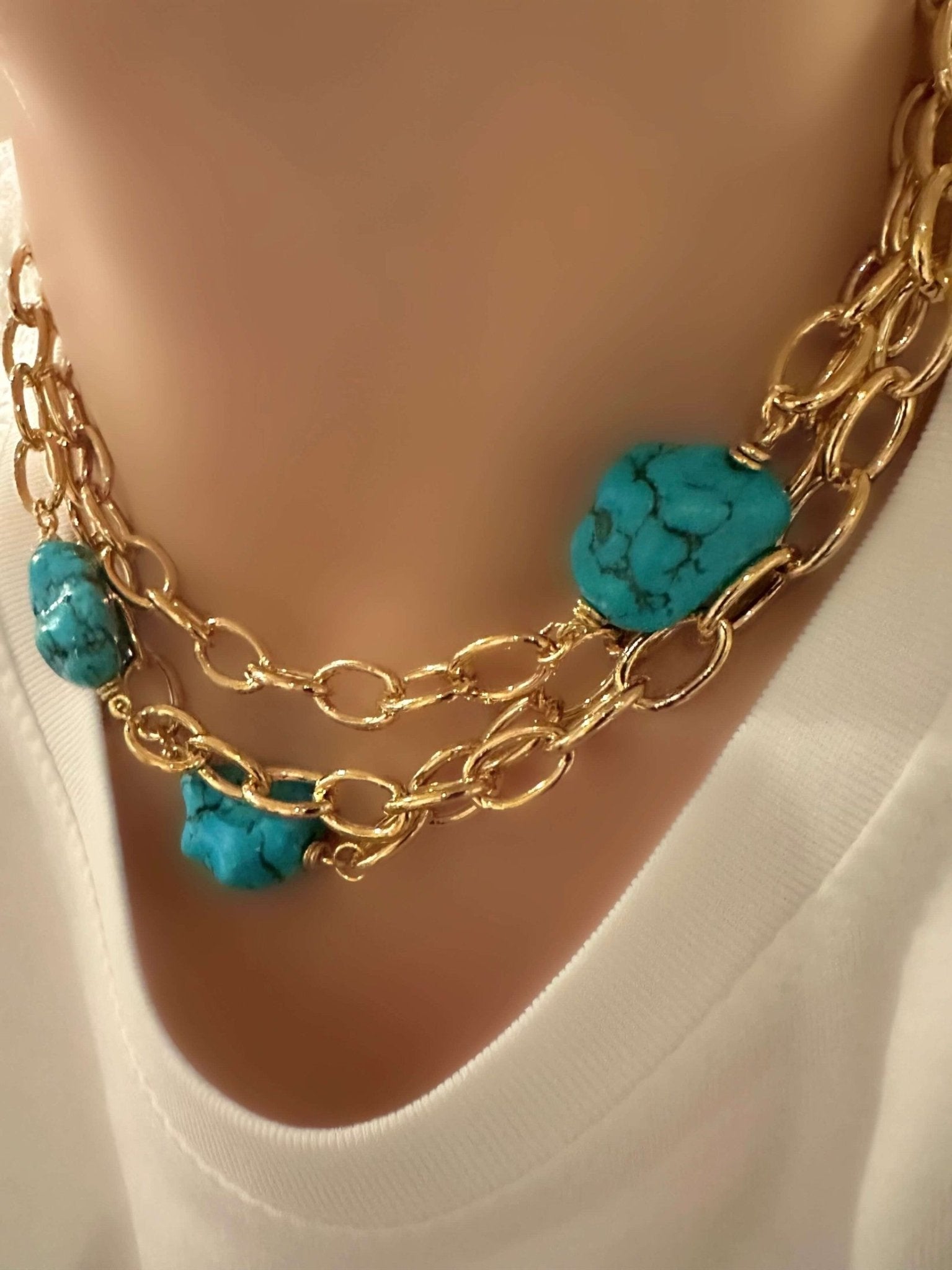 Collar Océano Turquesa - LE MARSHAND™