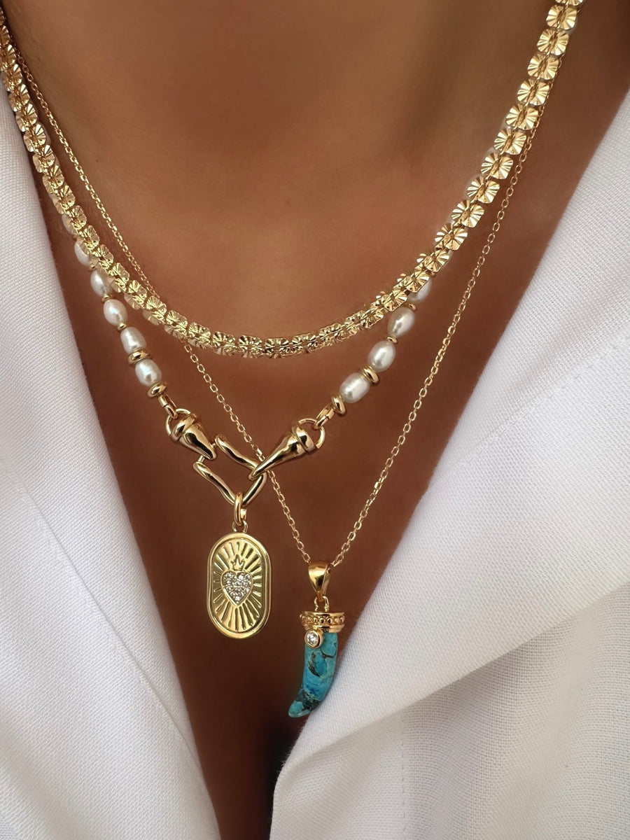 Collar Siracusa Petite (Turquesa) - LE MARSHAND™
