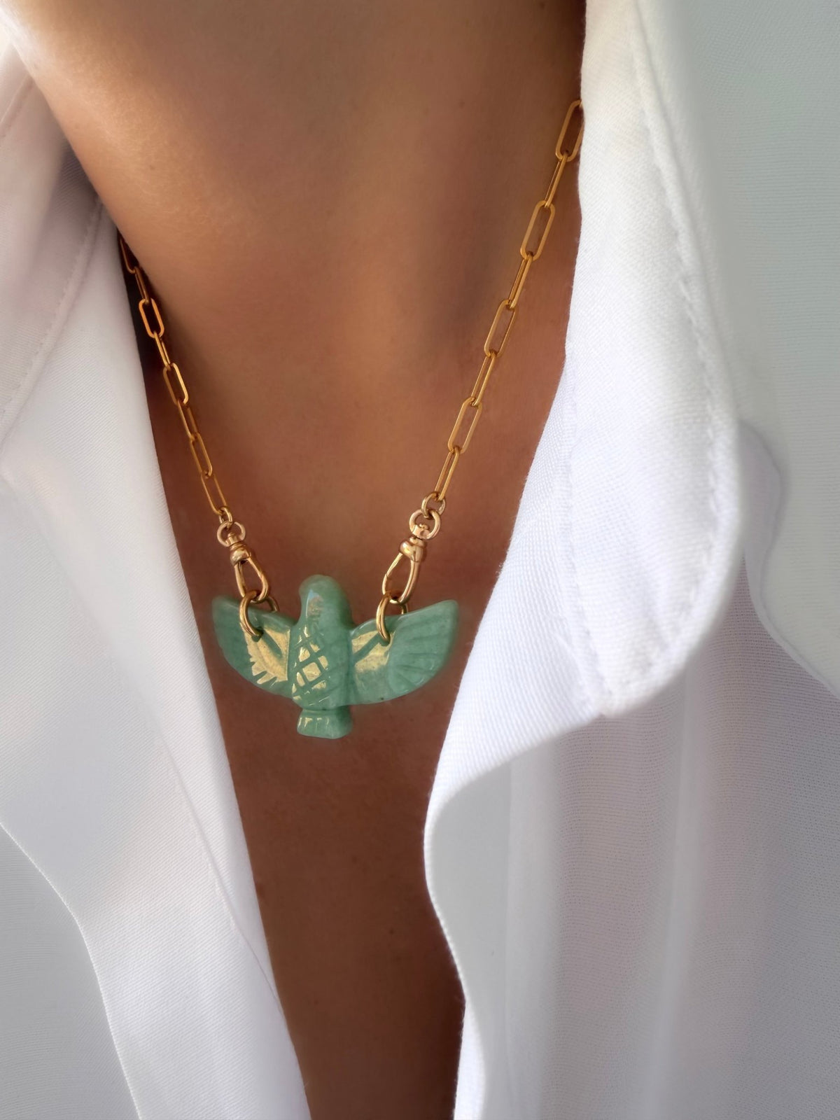 Collar Stones Aguila (Aventurina)