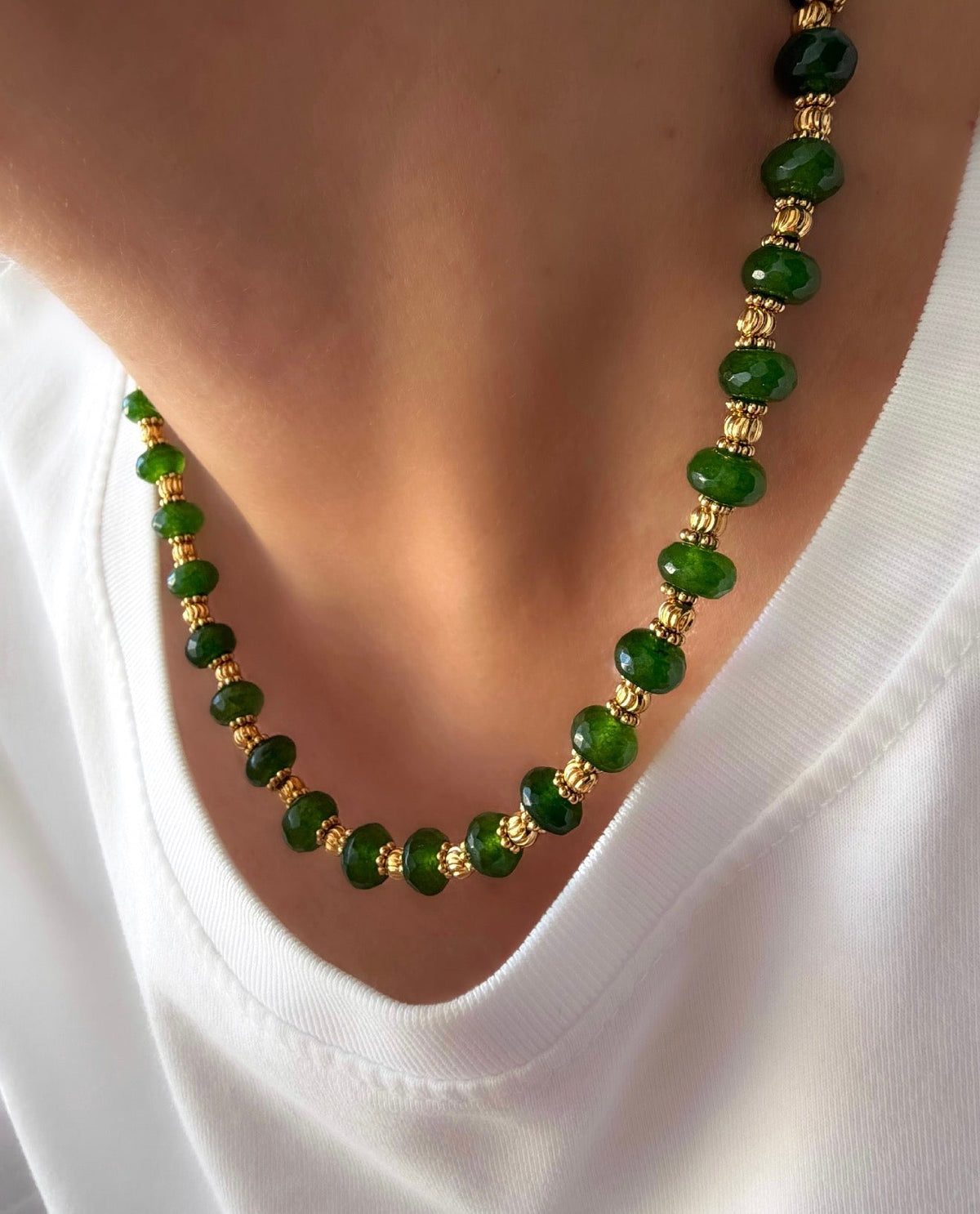 Collar Stones Collection Nº1 (Jade Verde)