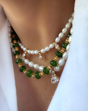 Collar Stones Collection Nº1 (Jade Verde)