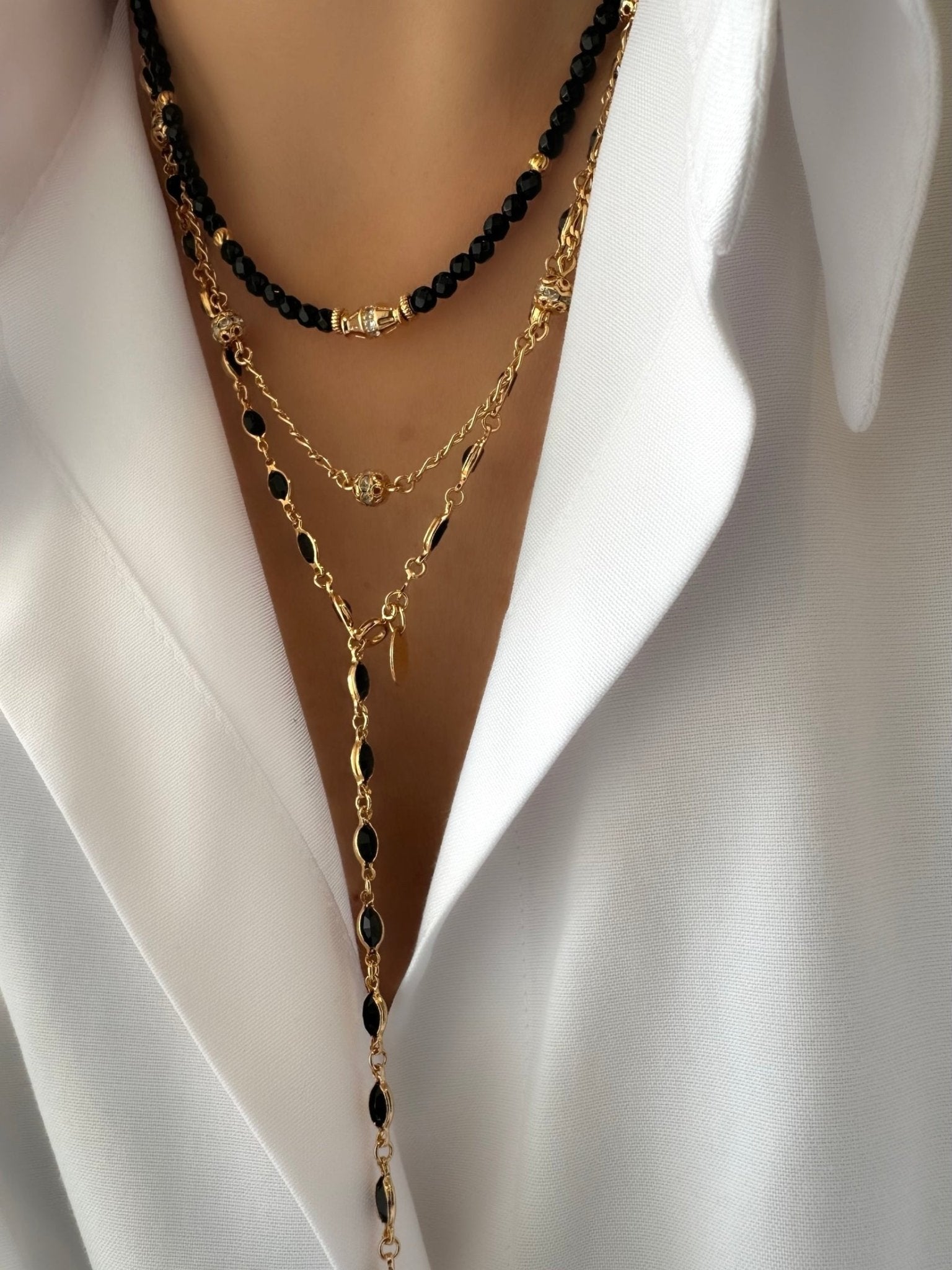 Collar Stones Onix Clarisse - LE MARSHAND™