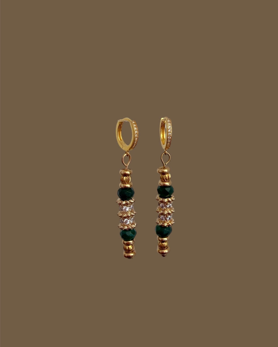Pendientes Stones Collection Nº 2 (Jade) - LE MARSHAND™