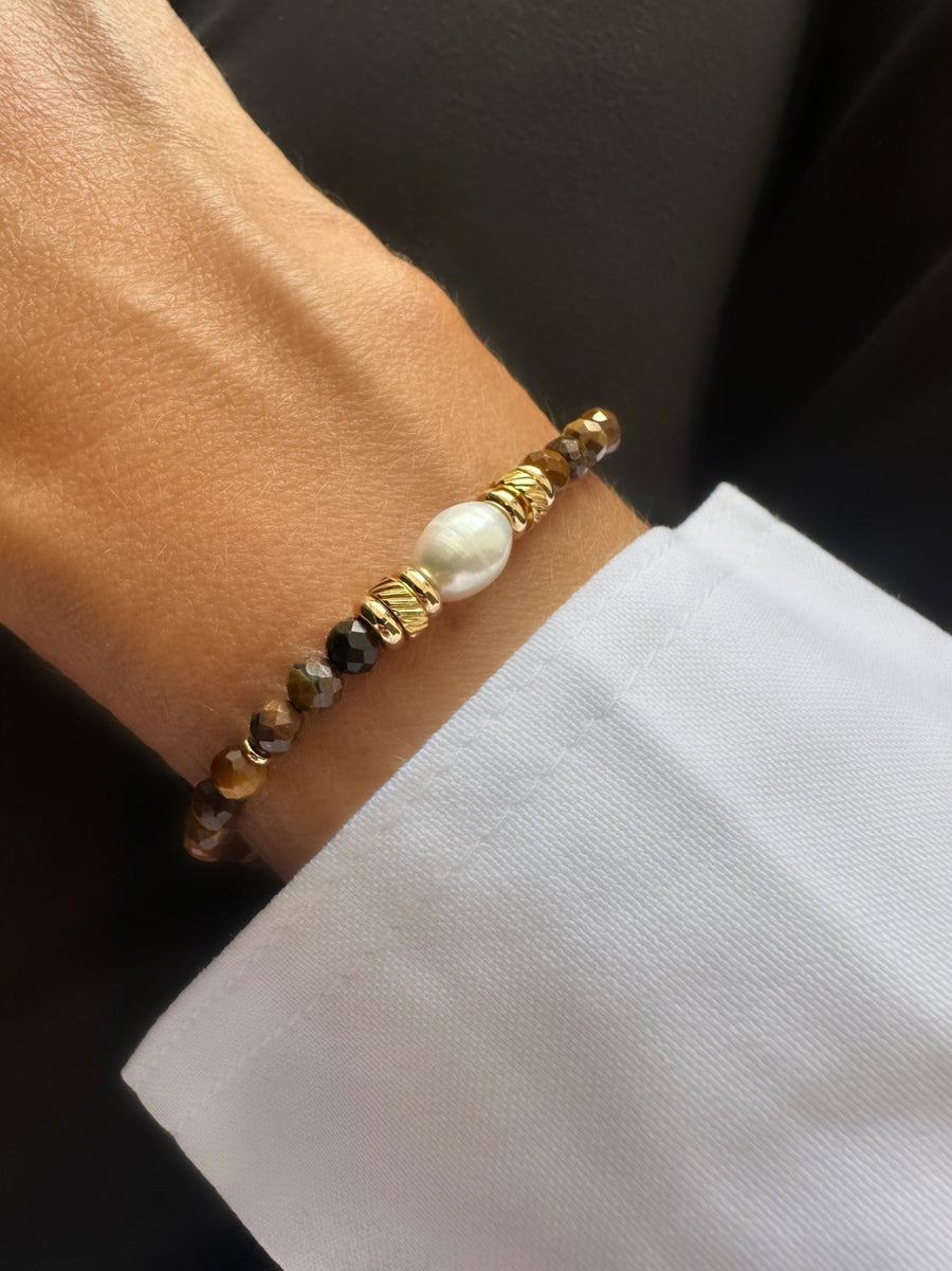 Pulsera Stones Karma (Ojo de Tigre) - LE MARSHAND™