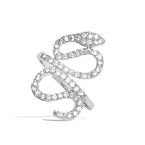 Le Marshand® - Joyería en plata 925, chapado en Oro 24K - Anillo Circ Serpiente (plata) - Diseños propios - Brazaletes, pulseras, collares y pendientes - Joyería online - Mallorca