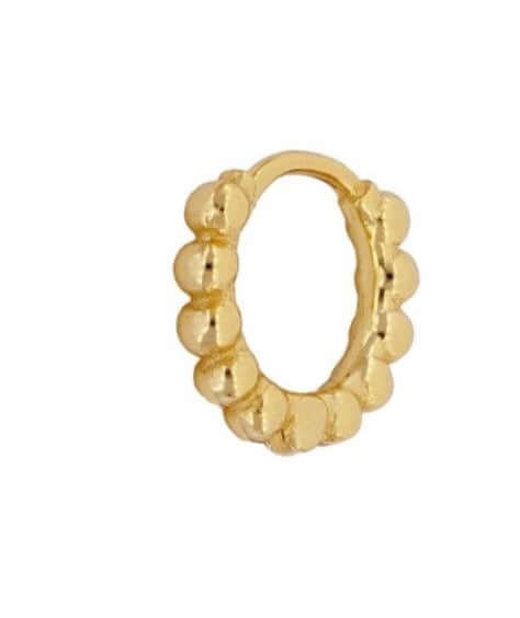 Le Marshand® - Joyería en plata 925, chapado en Oro 24K - Arito Bolitas - Diseños propios - Brazaletes, pulseras, collares y pendientes - Joyería online - Mallorca