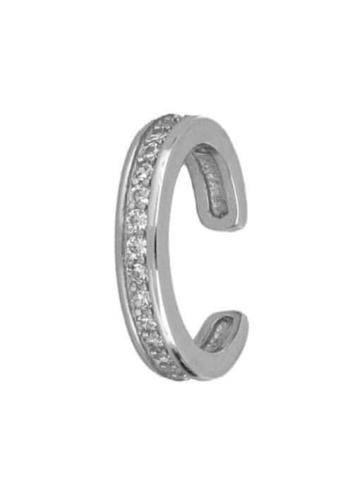 Le Marshand® - Joyería en plata 925, chapado en Oro 24K - Cuff daily circonitas Plata - Diseños propios - Brazaletes, pulseras, collares y pendientes - Joyería online - Mallorca