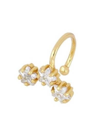 Le Marshand® - Joyería en plata 925, chapado en Oro 24K - Cuff Tres Circonitas - Diseños propios - Brazaletes, pulseras, collares y pendientes - Joyería online - Mallorca