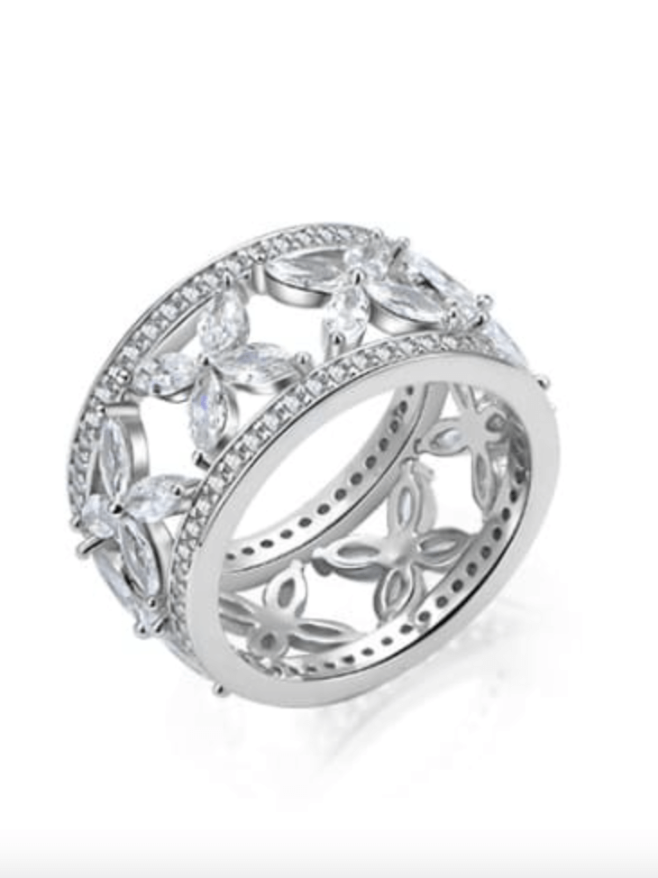 Le Marshand® - Joyería en plata 925, chapado en Oro 24K - Anillo Primavera (Plata) - Diseños propios - Brazaletes, pulseras, collares y pendientes - Joyería online - Mallorca