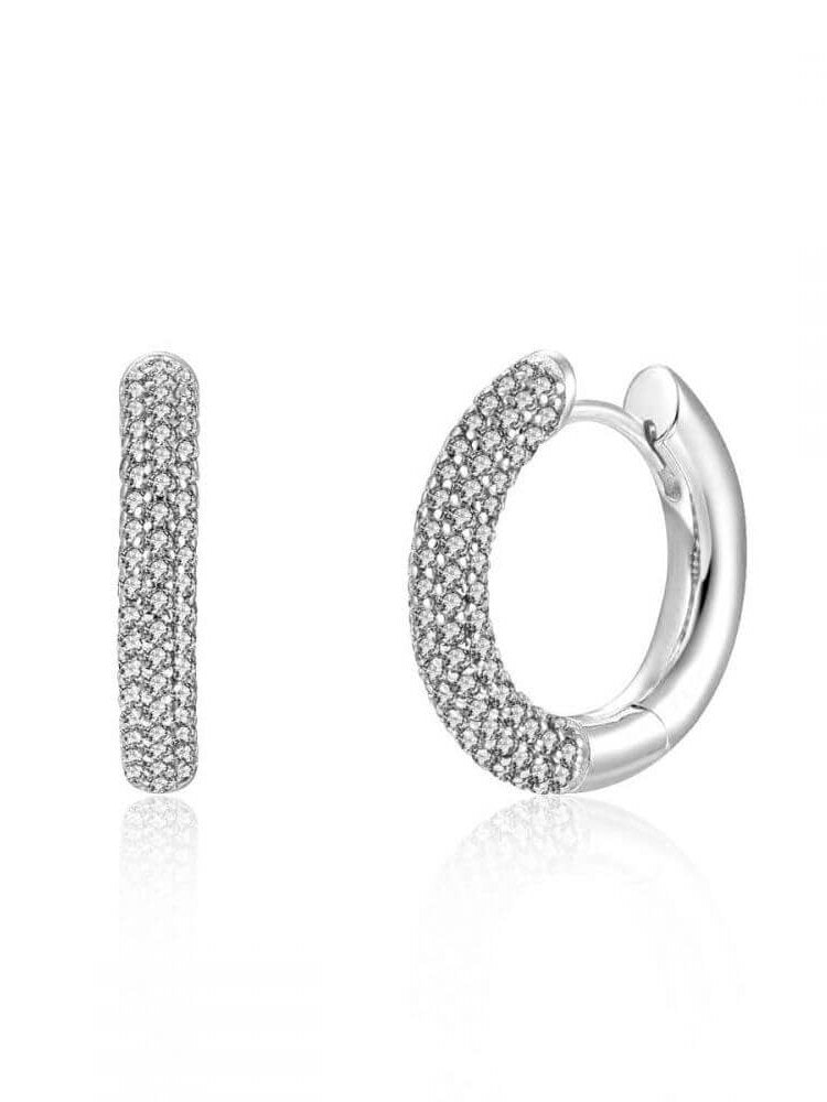 Le Marshand® - Joyería en plata 925, chapado en Oro 24K - Arito Lux Round (Plata) - Diseños propios - Brazaletes, pulseras, collares y pendientes - Joyería online - Mallorca