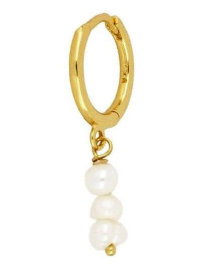 Le Marshand® - Joyería en plata 925, chapado en Oro 24K - Arito Perlitas - Diseños propios - Brazaletes, pulseras, collares y pendientes - Joyería online - Mallorca