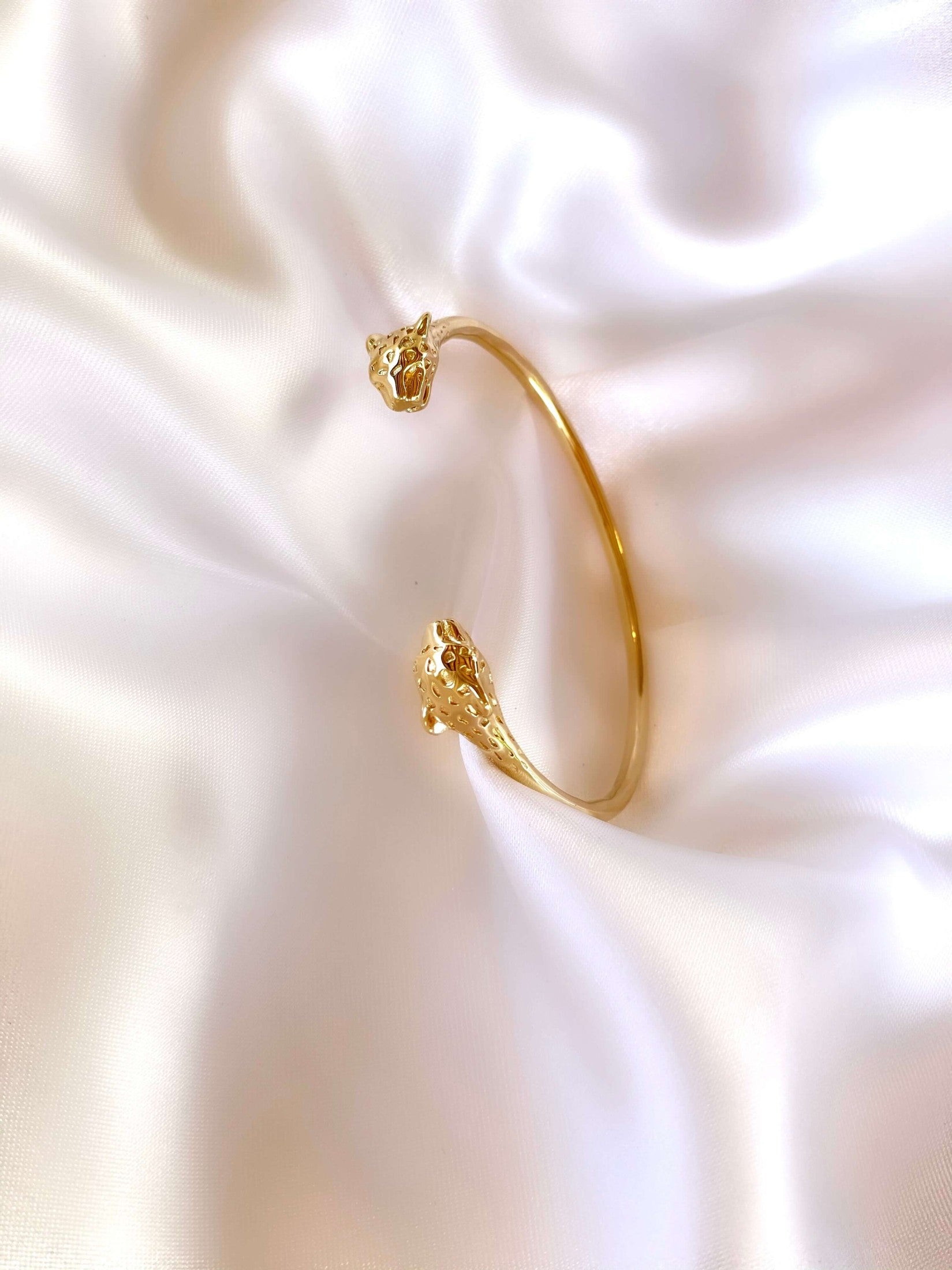 Le Marshand® - Joyería en plata 925, chapado en Oro 24K - Brazalete Animal Pantera I - Diseños propios - Brazaletes, pulseras, collares y pendientes - Joyería online - Mallorca