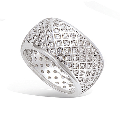 Le Marshand® - Joyería en plata 925, chapado en Oro 24K - Anillo Gran Circ (Plata) - Diseños propios - Brazaletes, pulseras, collares y pendientes - Joyería online - Mallorca