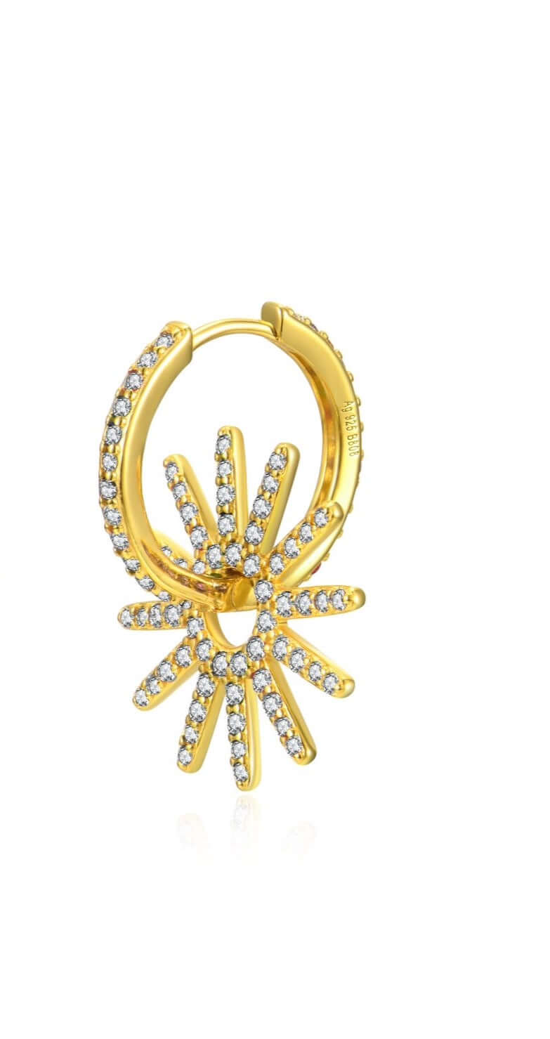 Le Marshand® - Joyería en plata 925, chapado en Oro 24K - Arito Lux Sol - Diseños propios - Brazaletes, pulseras, collares y pendientes - Joyería online - Mallorca