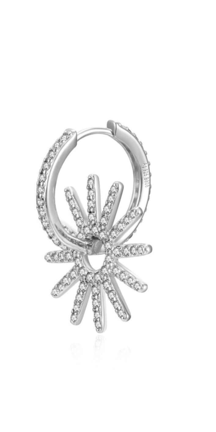Le Marshand® - Joyería en plata 925, chapado en Oro 24K - Arito Lux Sol Plata - Diseños propios - Brazaletes, pulseras, collares y pendientes - Joyería online - Mallorca