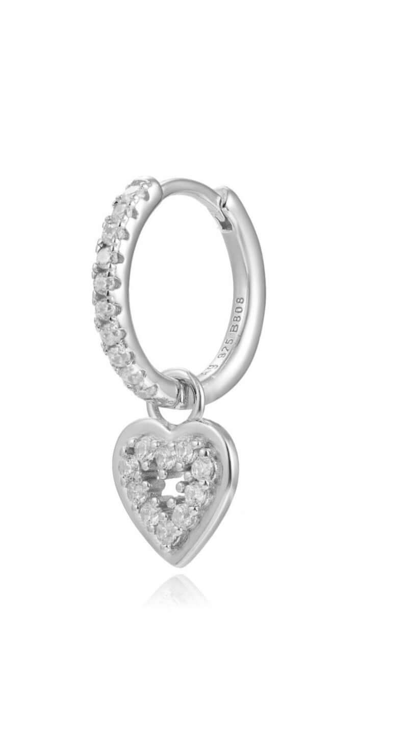 Le Marshand® - Joyería en plata 925, chapado en Oro 24K - Arito Corazón Hueco (Plata) - Diseños propios - Brazaletes, pulseras, collares y pendientes - Joyería online - Mallorca