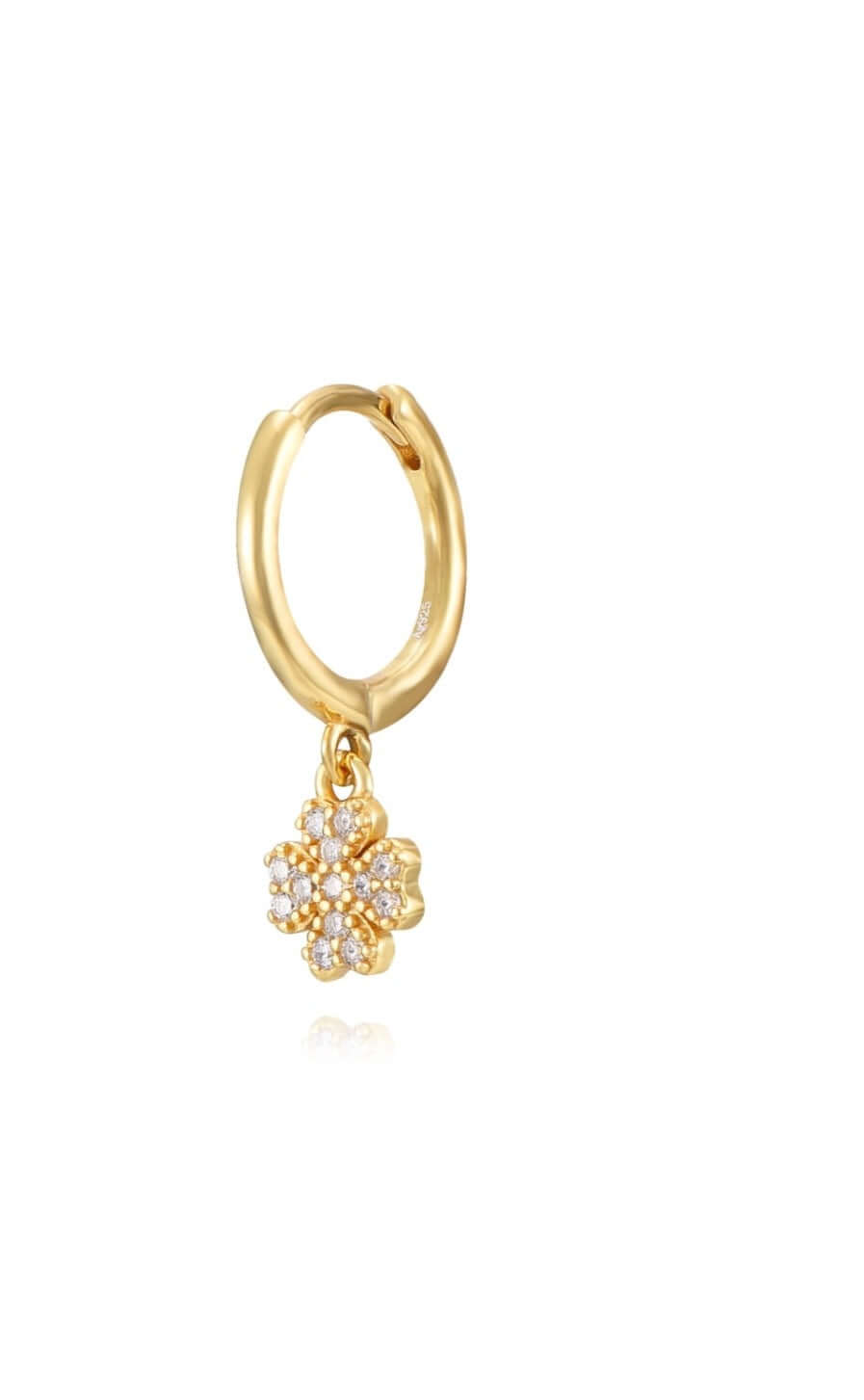 Le Marshand® - Joyería en plata 925, chapado en Oro 24K - Arito Trébol - Diseños propios - Brazaletes, pulseras, collares y pendientes - Joyería online - Mallorca