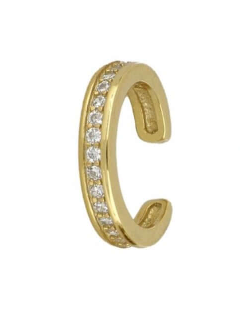 Le Marshand® - Joyería en plata 925, chapado en Oro 24K - Cuff daily circonitas blancas - Diseños propios - Brazaletes, pulseras, collares y pendientes - Joyería online - Mallorca