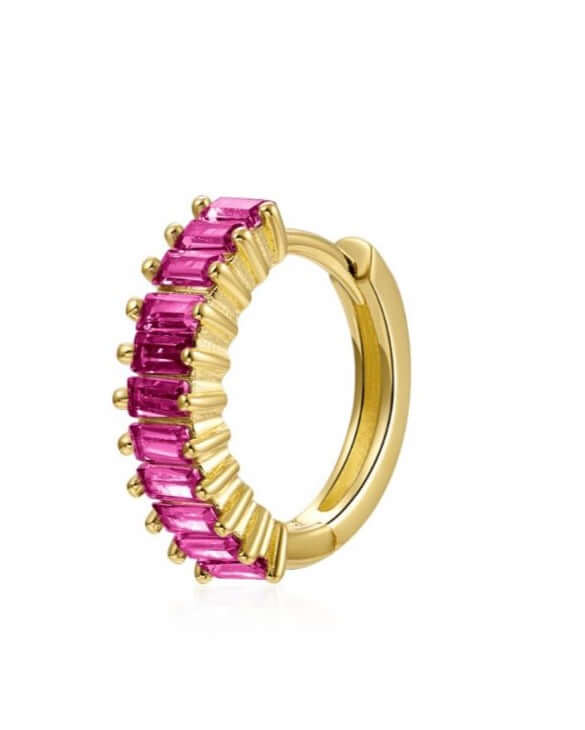 Le Marshand® - Joyería en plata 925, chapado en Oro 24K - Arito Barritas rosa - Diseños propios - Brazaletes, pulseras, collares y pendientes - Joyería online - Mallorca