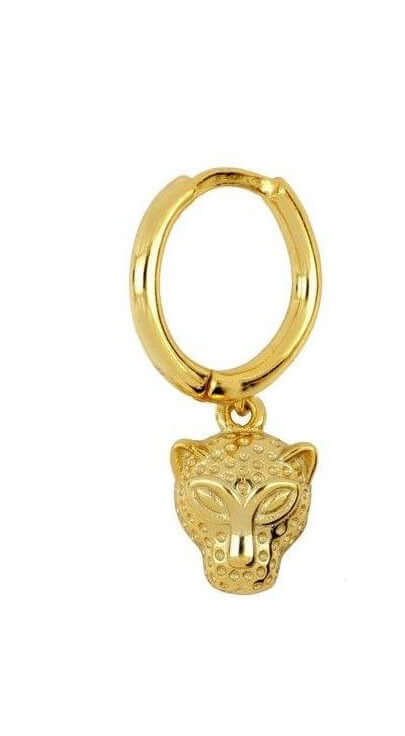 Le Marshand® - Joyería en plata 925, chapado en Oro 24K - Arito Jaguar - Diseños propios - Brazaletes, pulseras, collares y pendientes - Joyería online - Mallorca