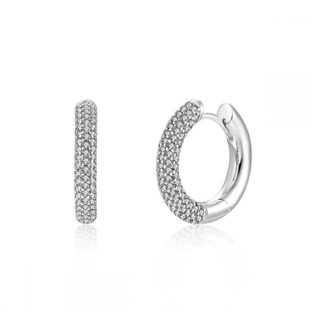 Le Marshand® - Joyería en plata 925, chapado en Oro 24K - Arito Lux Round (Plata) - Diseños propios - Brazaletes, pulseras, collares y pendientes - Joyería online - Mallorca