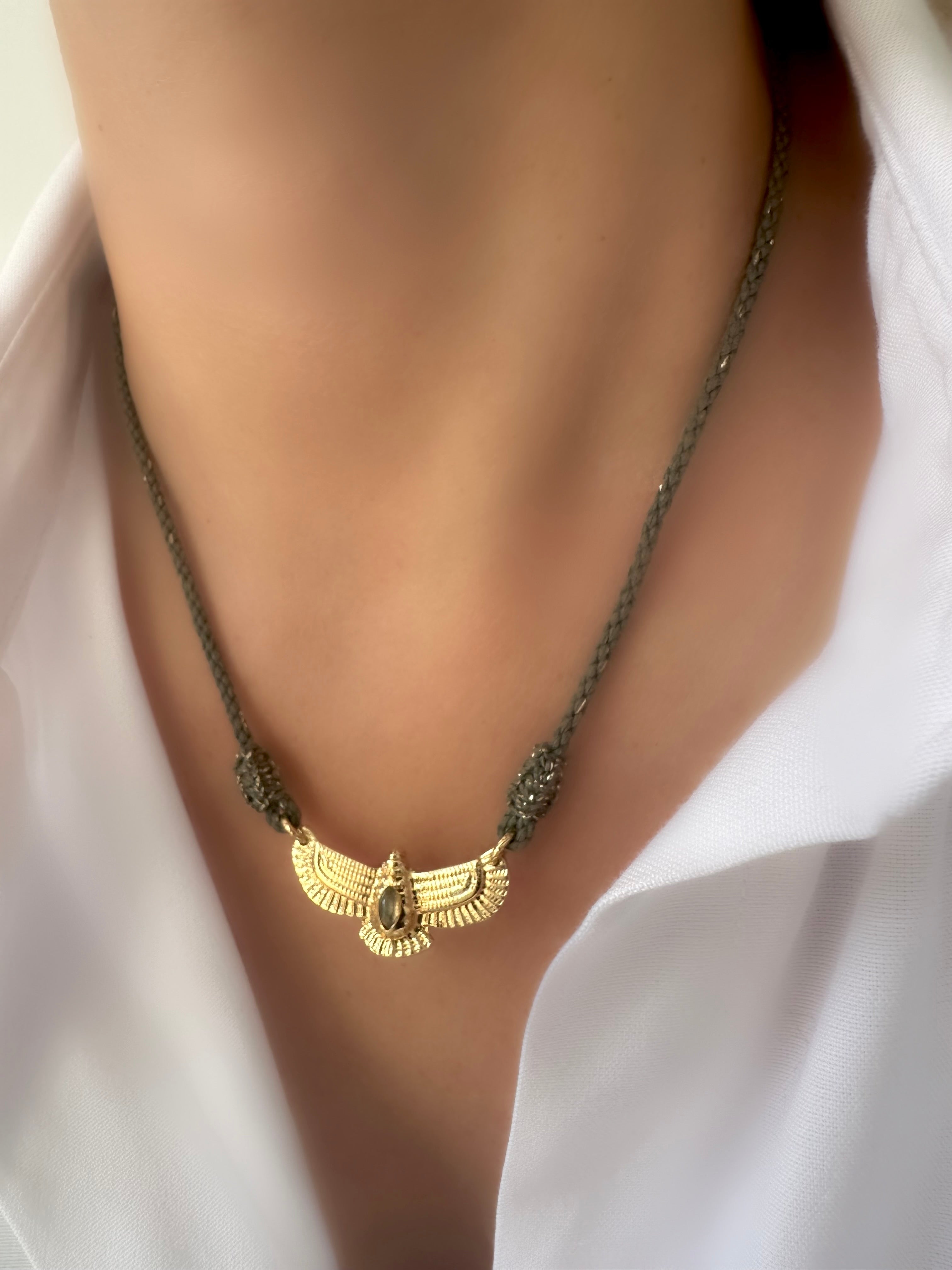 Collar Aguila Hills (Gris Labradorita) (SLS30*)