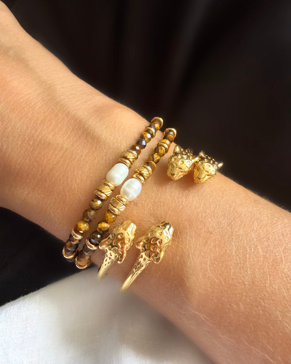 Stones Karma Tigerauge-Armband