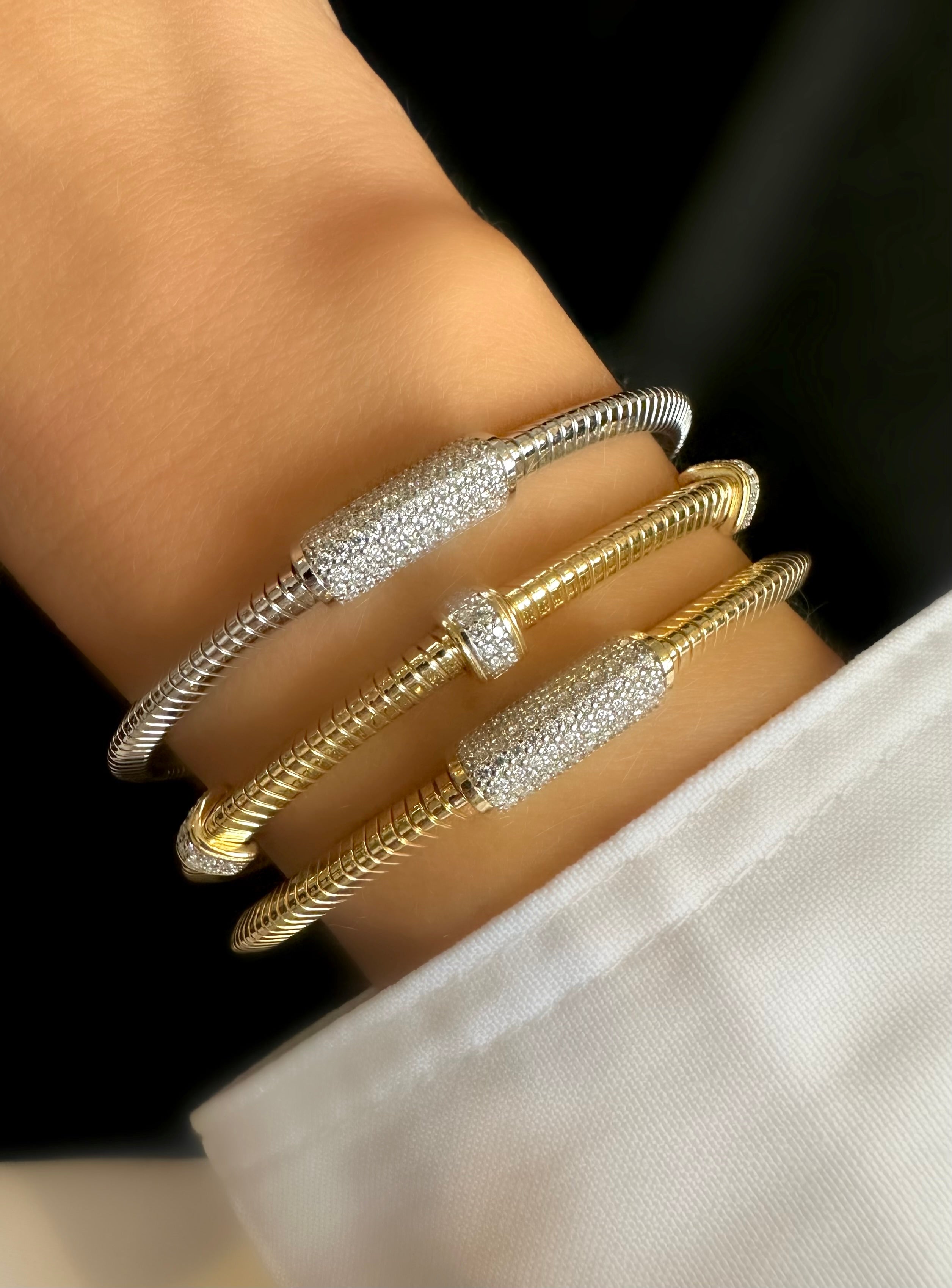 Brazalete Cruise Senior (Plata 925 bañada Oro 18k)
