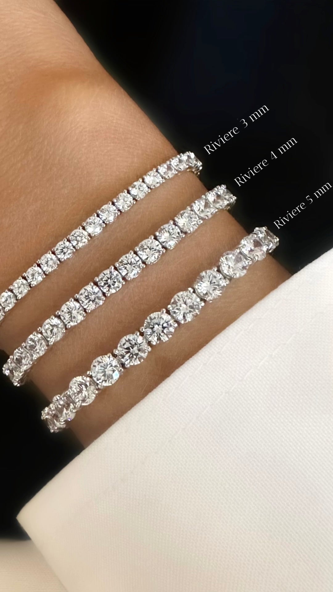 Pulsera Classic Riviere (5mm) (Plata 925)