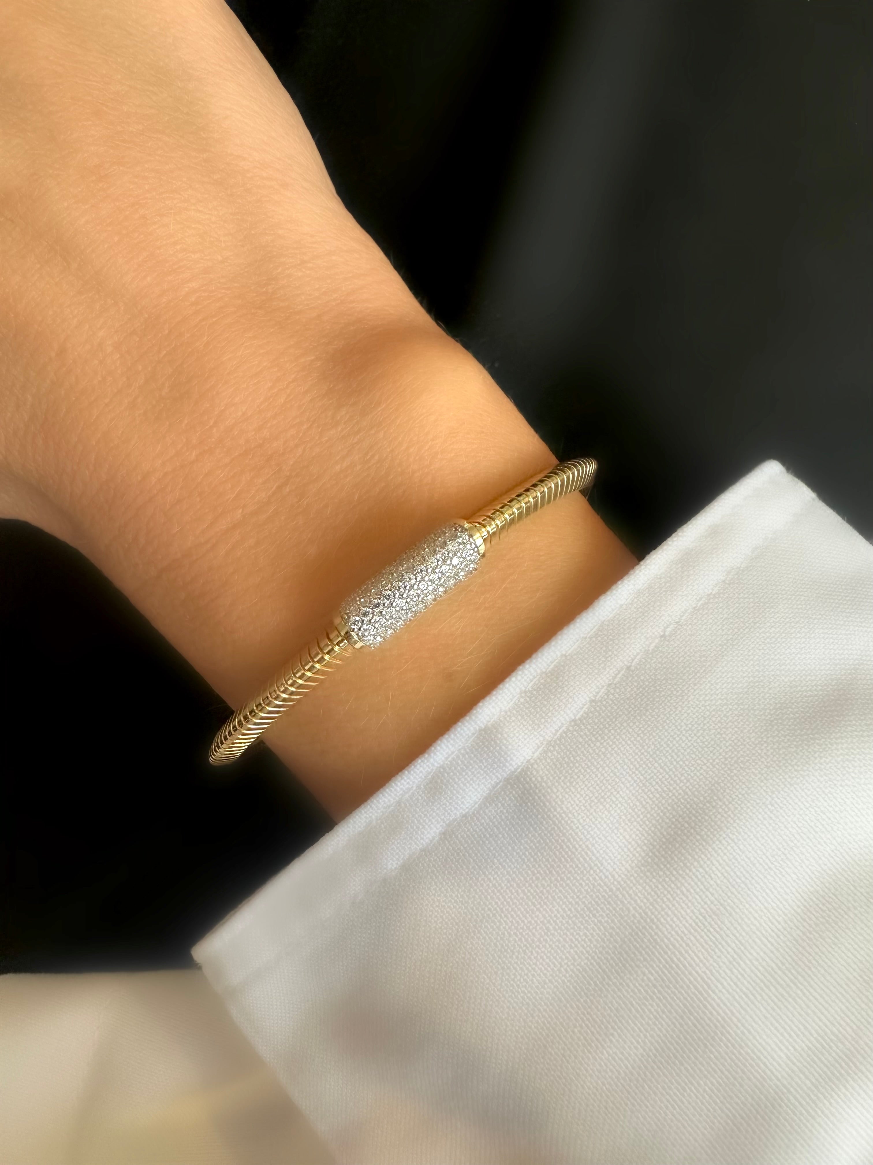 Brazalete Cruise Senior (Plata 925 bañada Oro 18k)