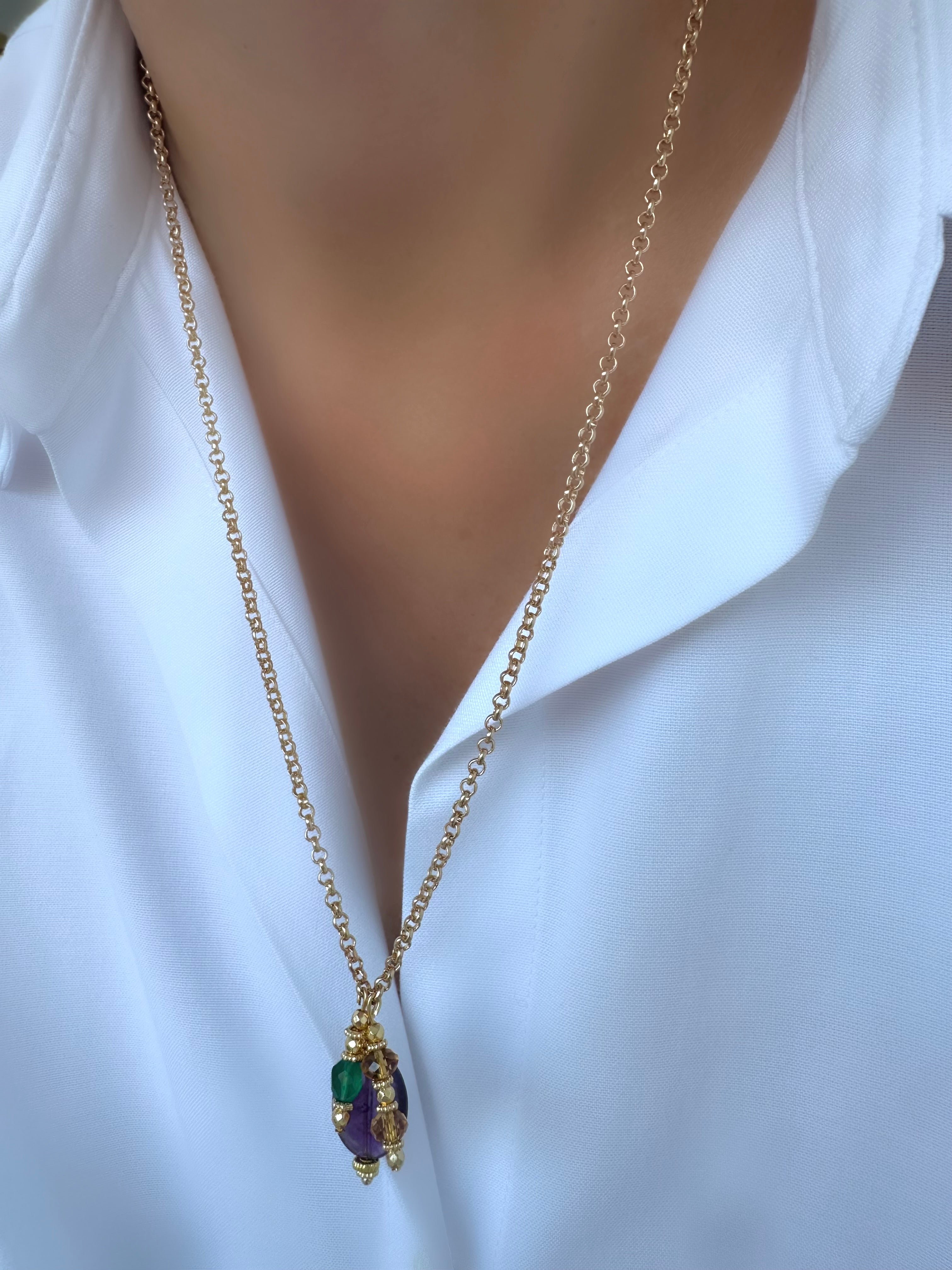 Collar Stones Charming (Amatista)