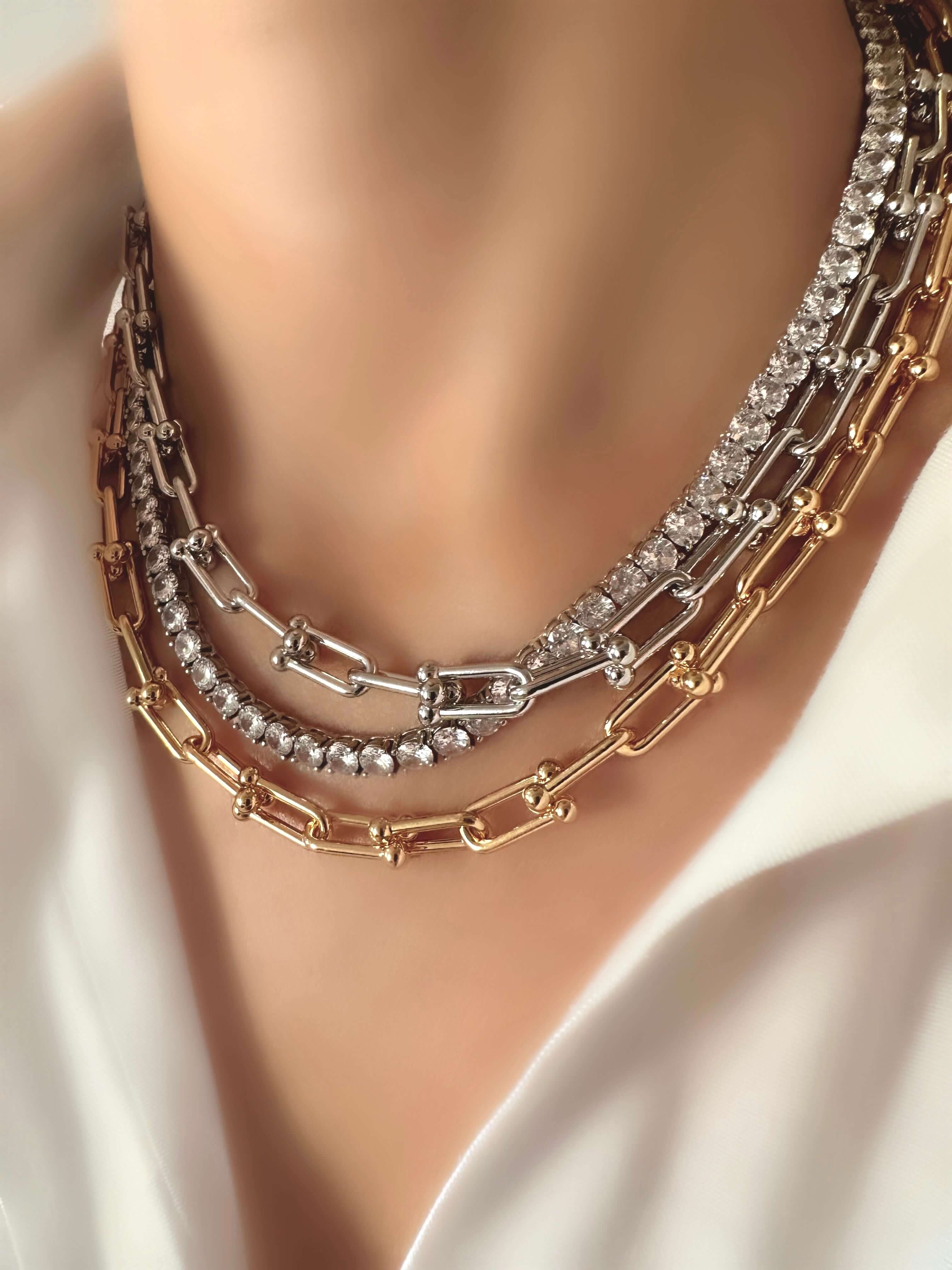 Collar Classic Riviere II (5mm) (Plata 925)
