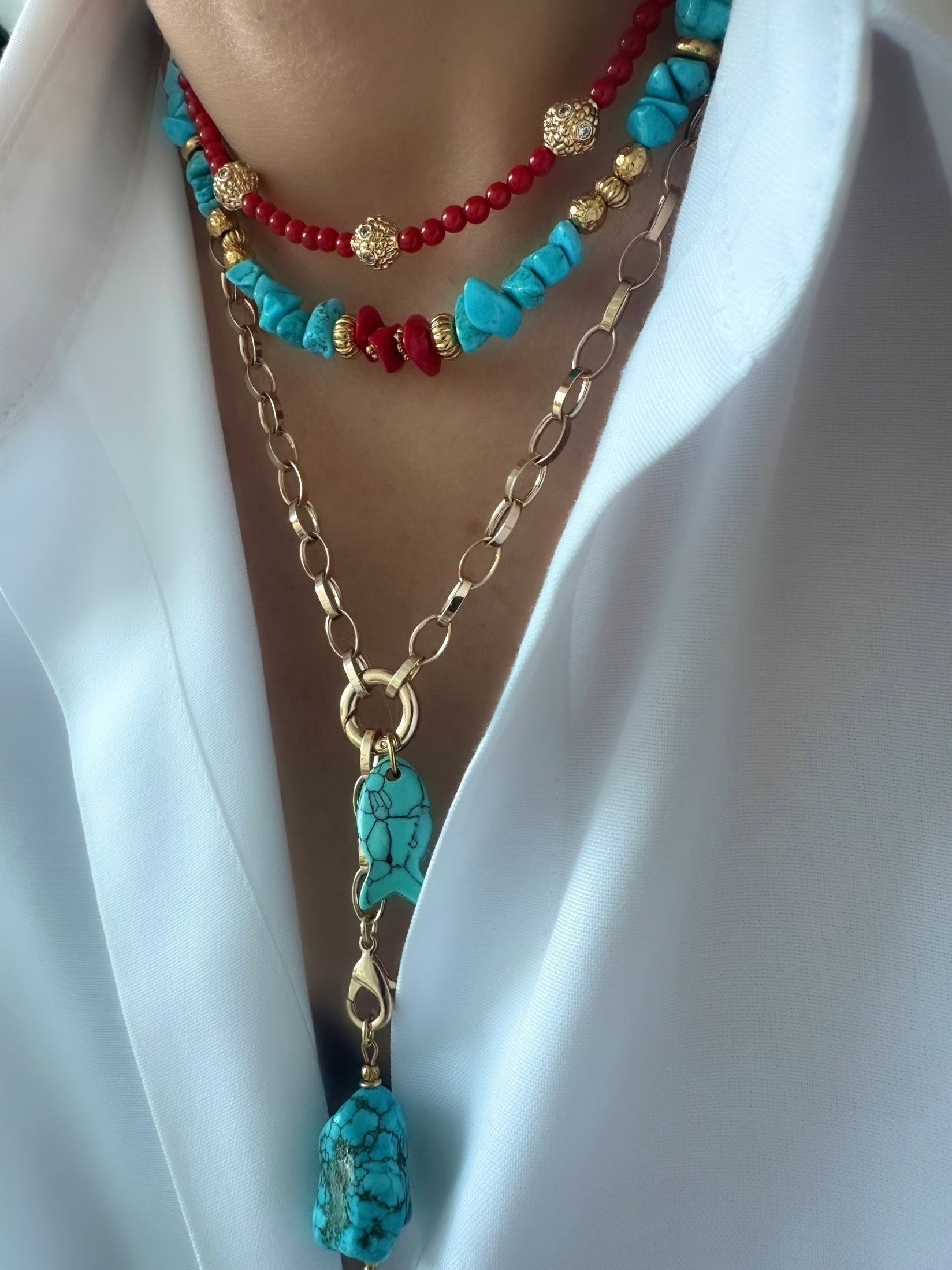 Atlantic Necklace (Turquoise)