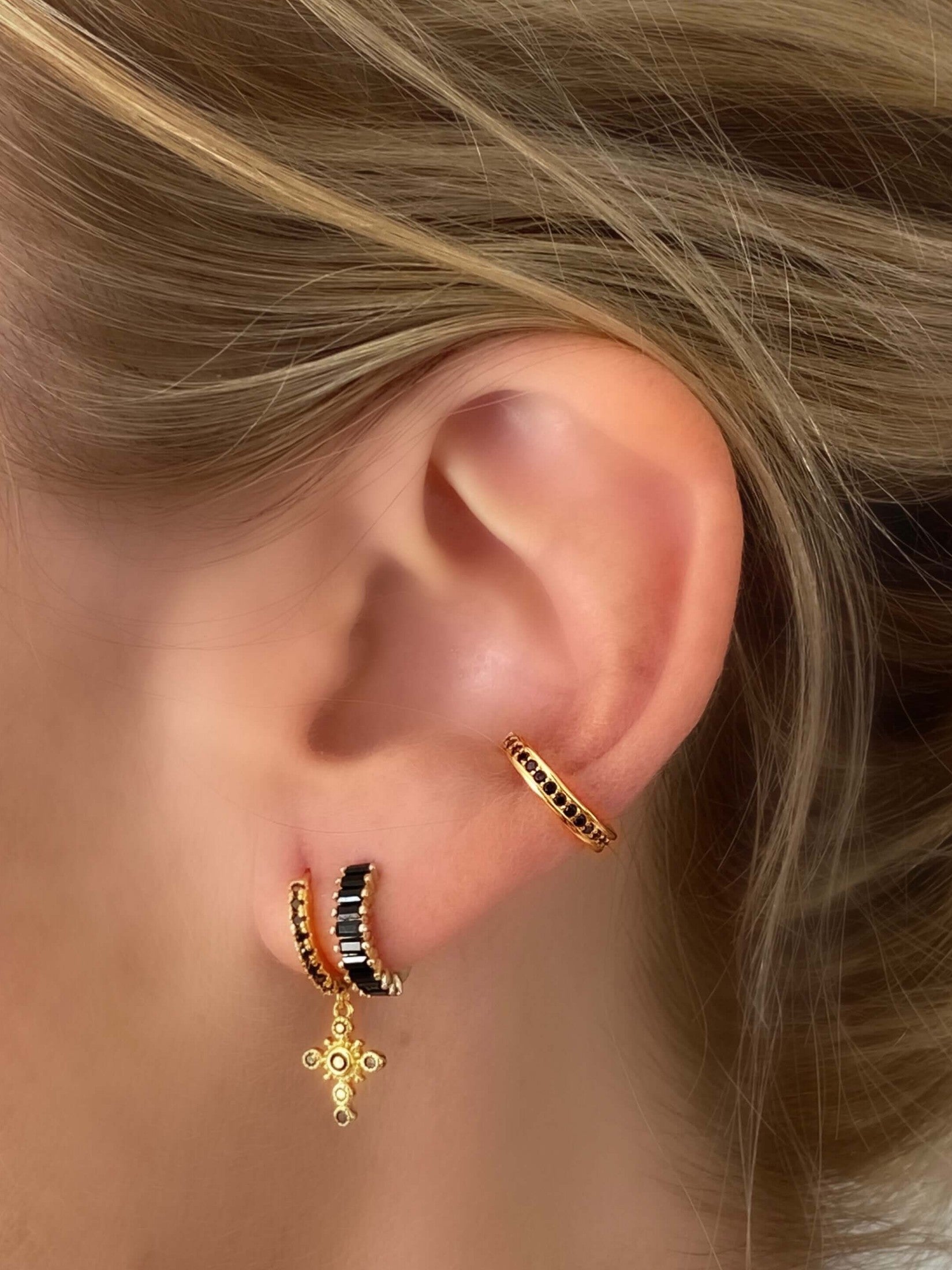 Barritas Mini Earring (black)