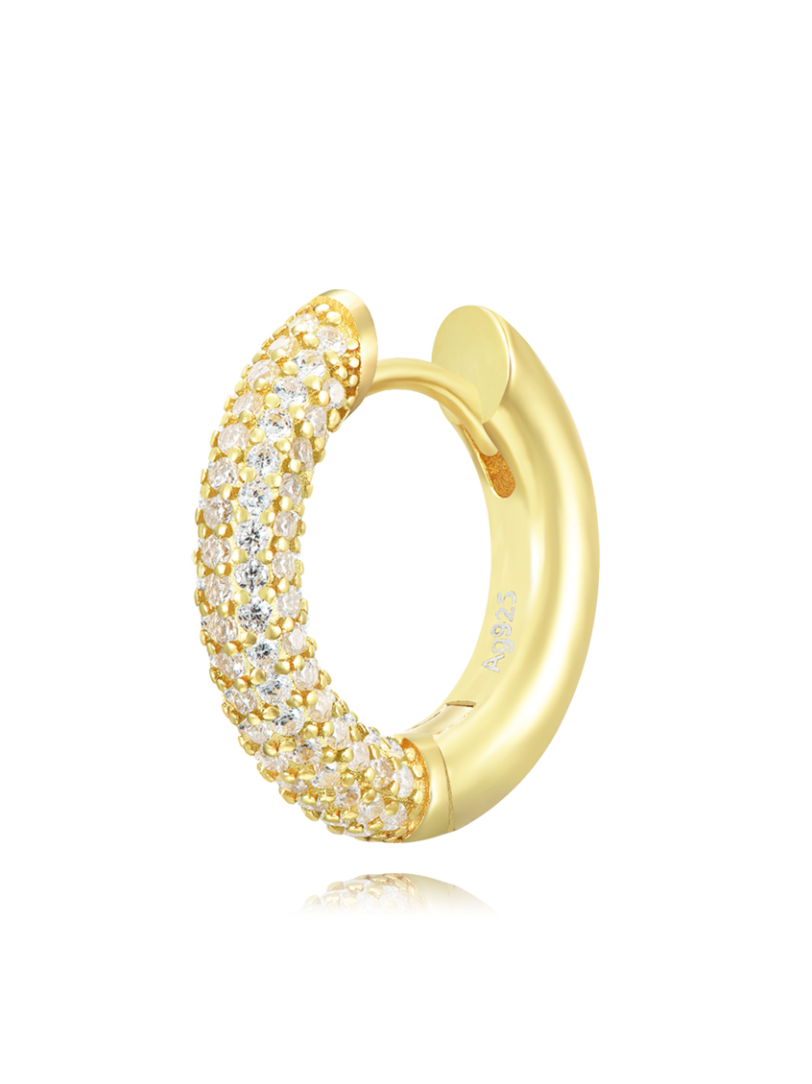 Lux Round Medium Ohrring