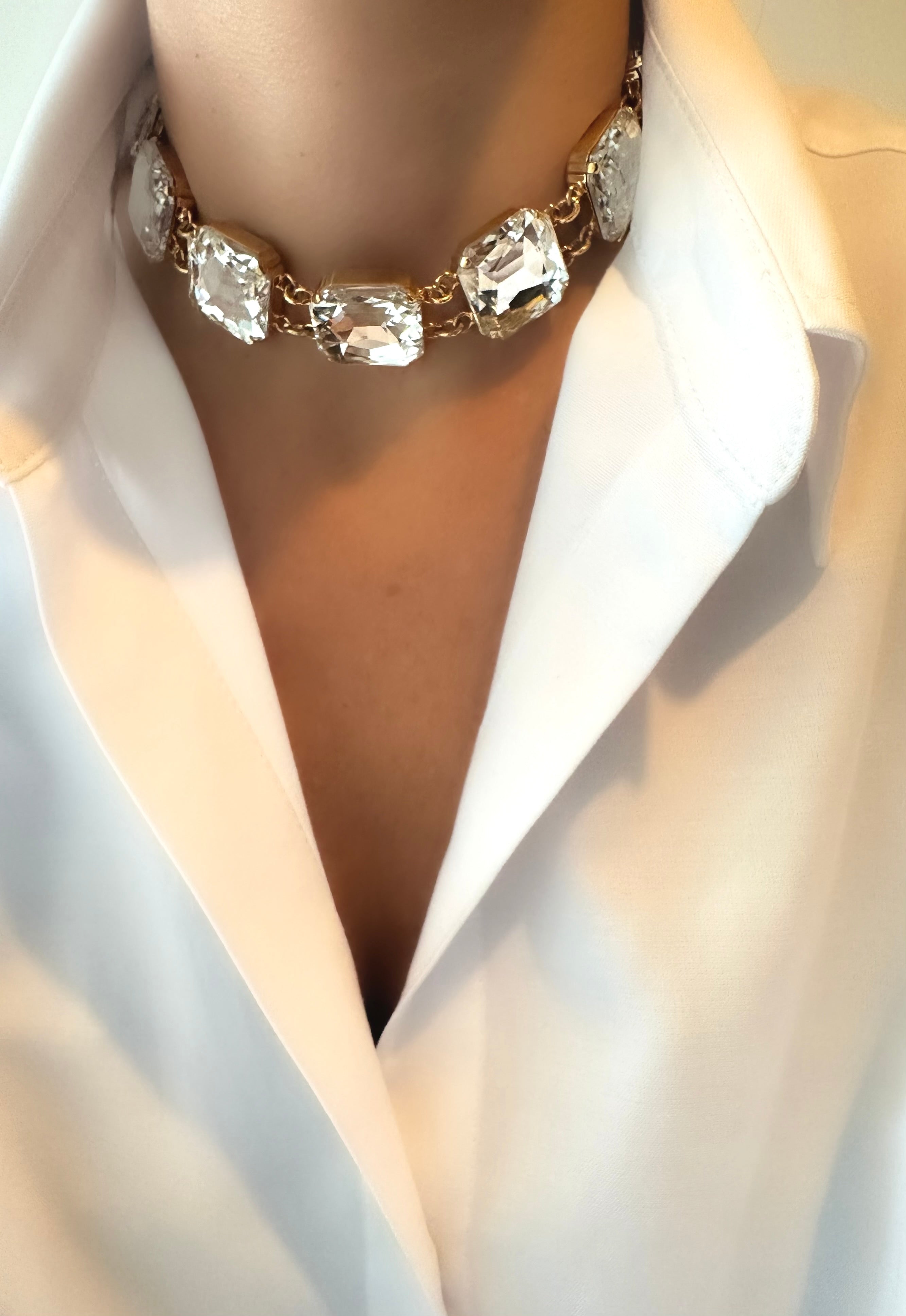 Weiße Raketenhalskette (RBJ*)