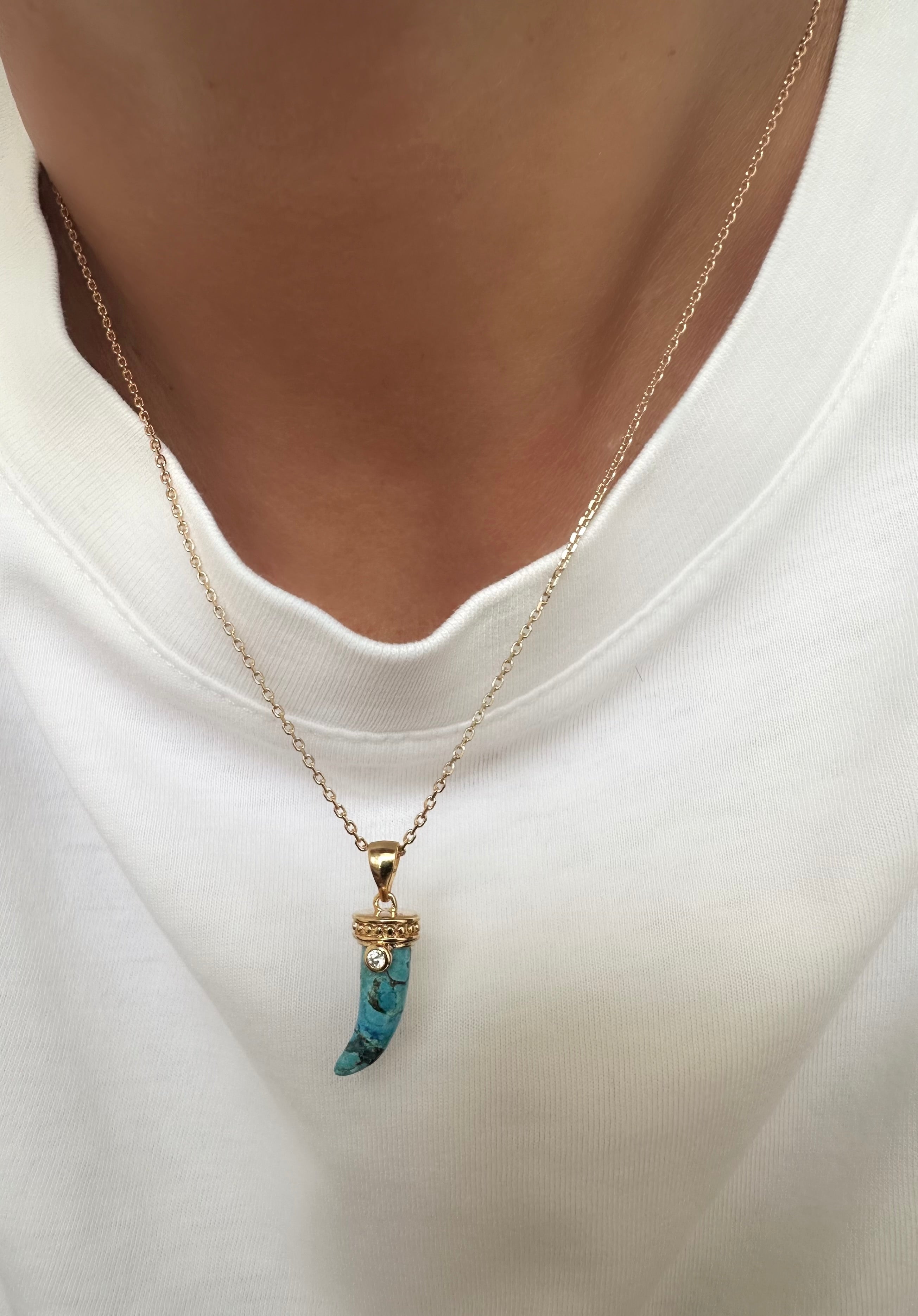 Siracusa Petite Necklace (Turquoise)