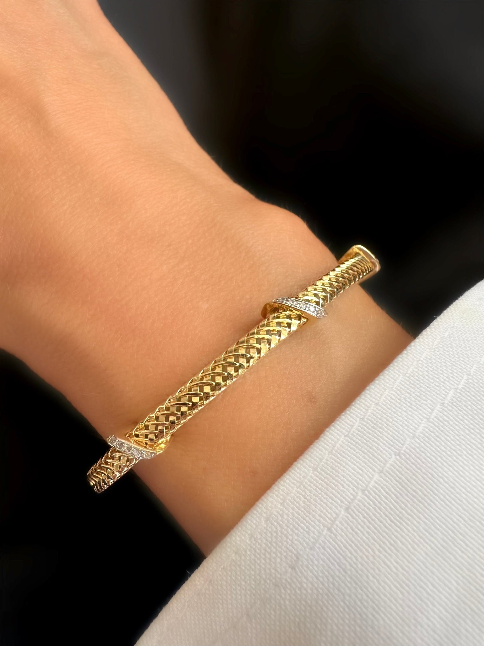 Brazalete Cruise Royal (Plata 925 bañada Oro 24k)