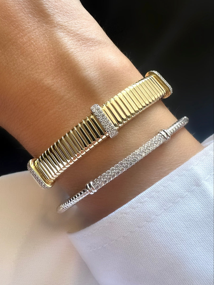 Brazalete Cruise (Plata 925 bañada Oro 18k)