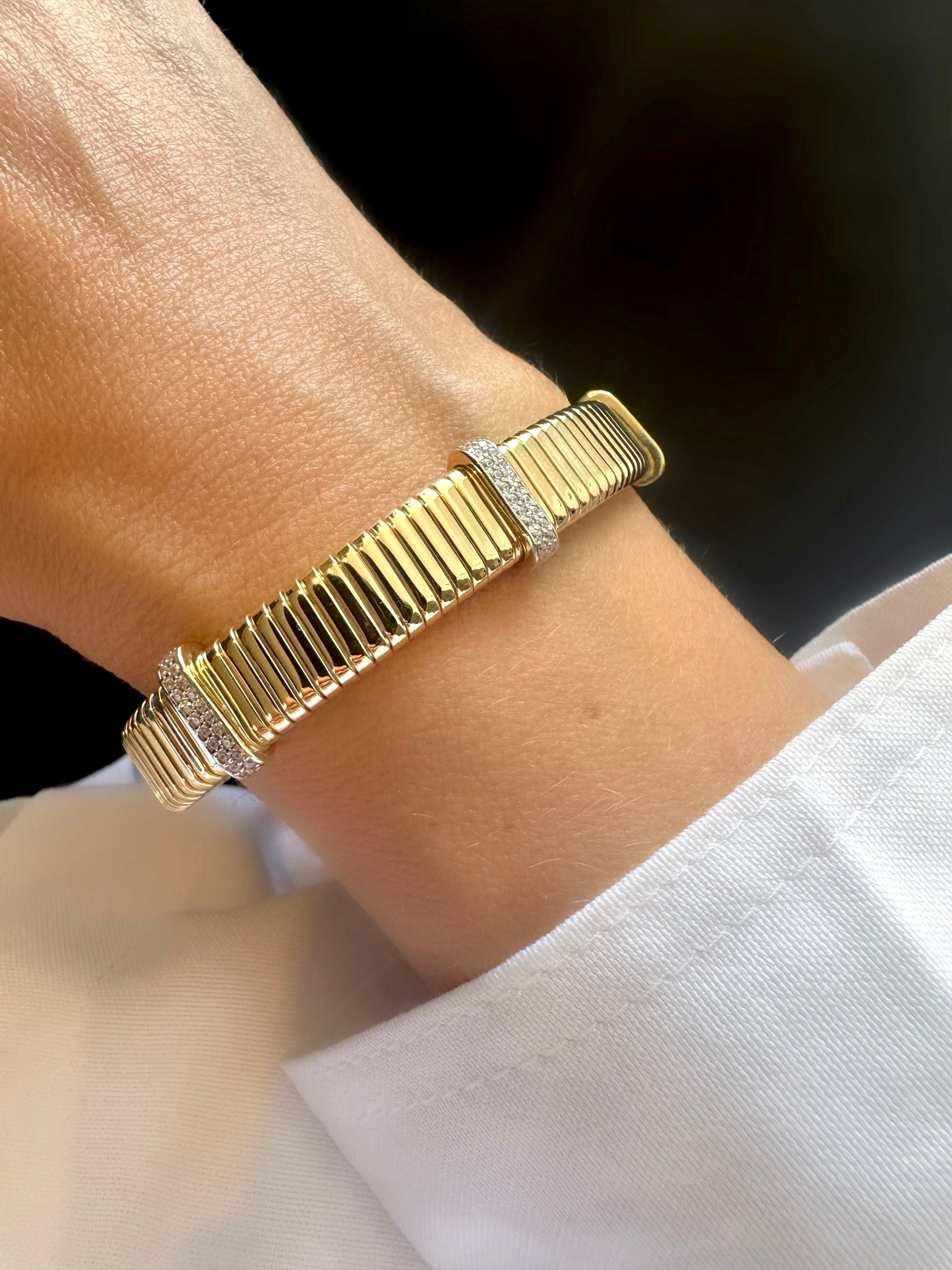 Brazalete Cruise (Plata 925 bañada Oro 18k)