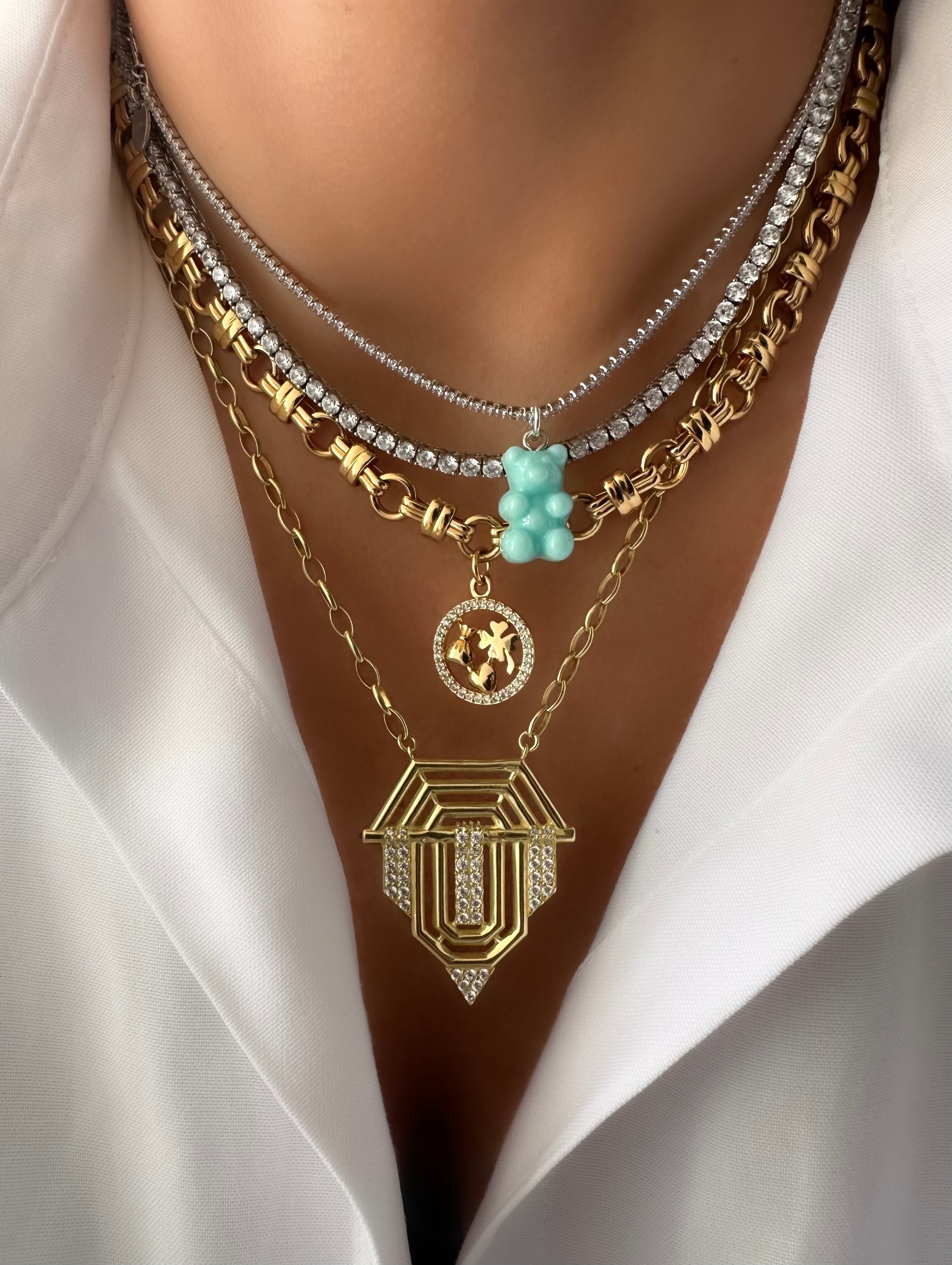 Halskette Allure Serenity (Gold Vermeil)