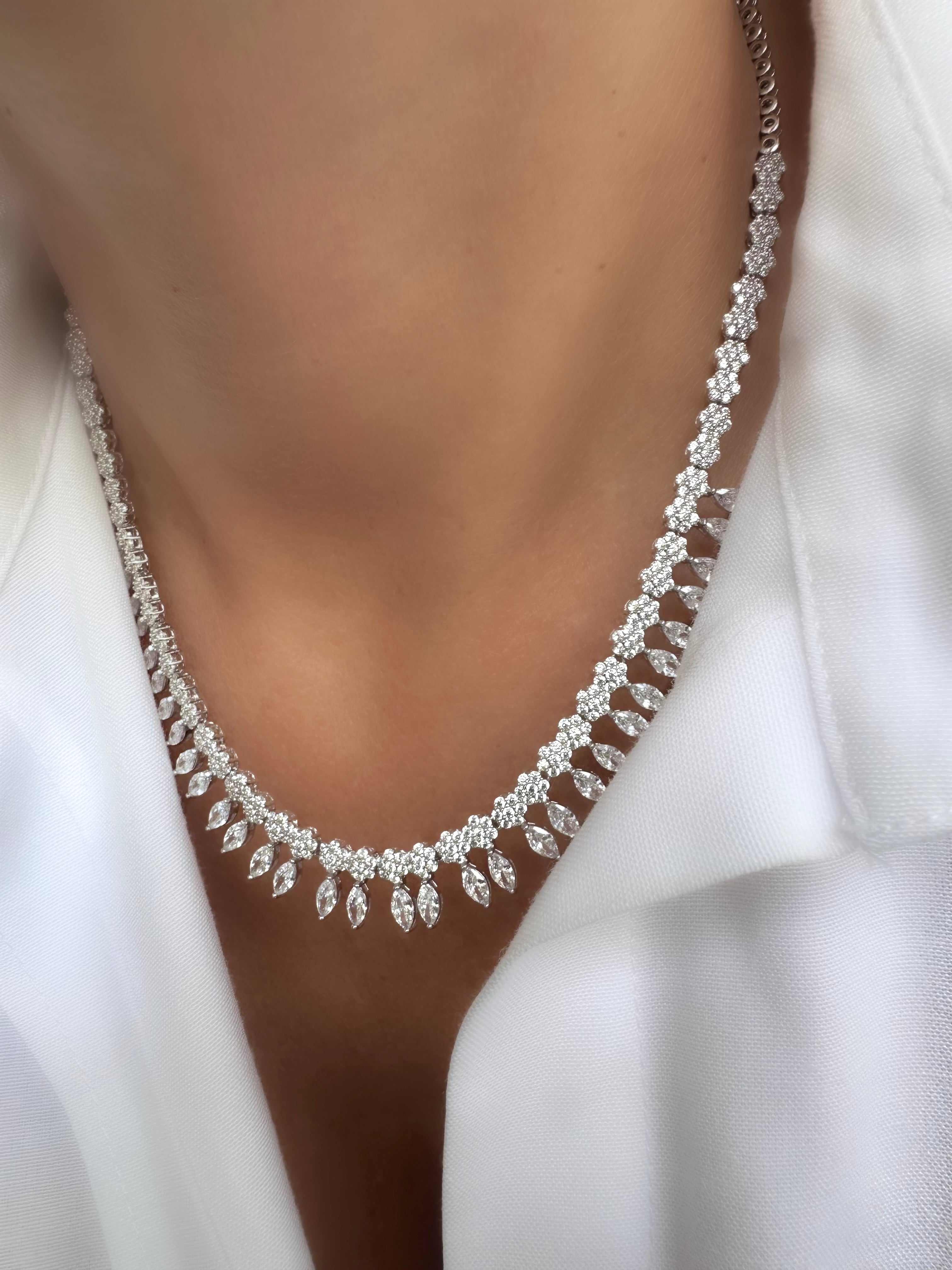 Collier Fleur de Rive (925er Sterlingsilber)