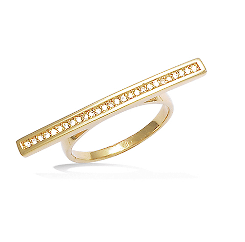 Le Marshand®  -  Joyería en plata 925, chapado en Oro 24K - Anillo Barra Long - Diseños propios - Brazaletes, pulseras, collares y pendientes - Joyería online - Mallorca