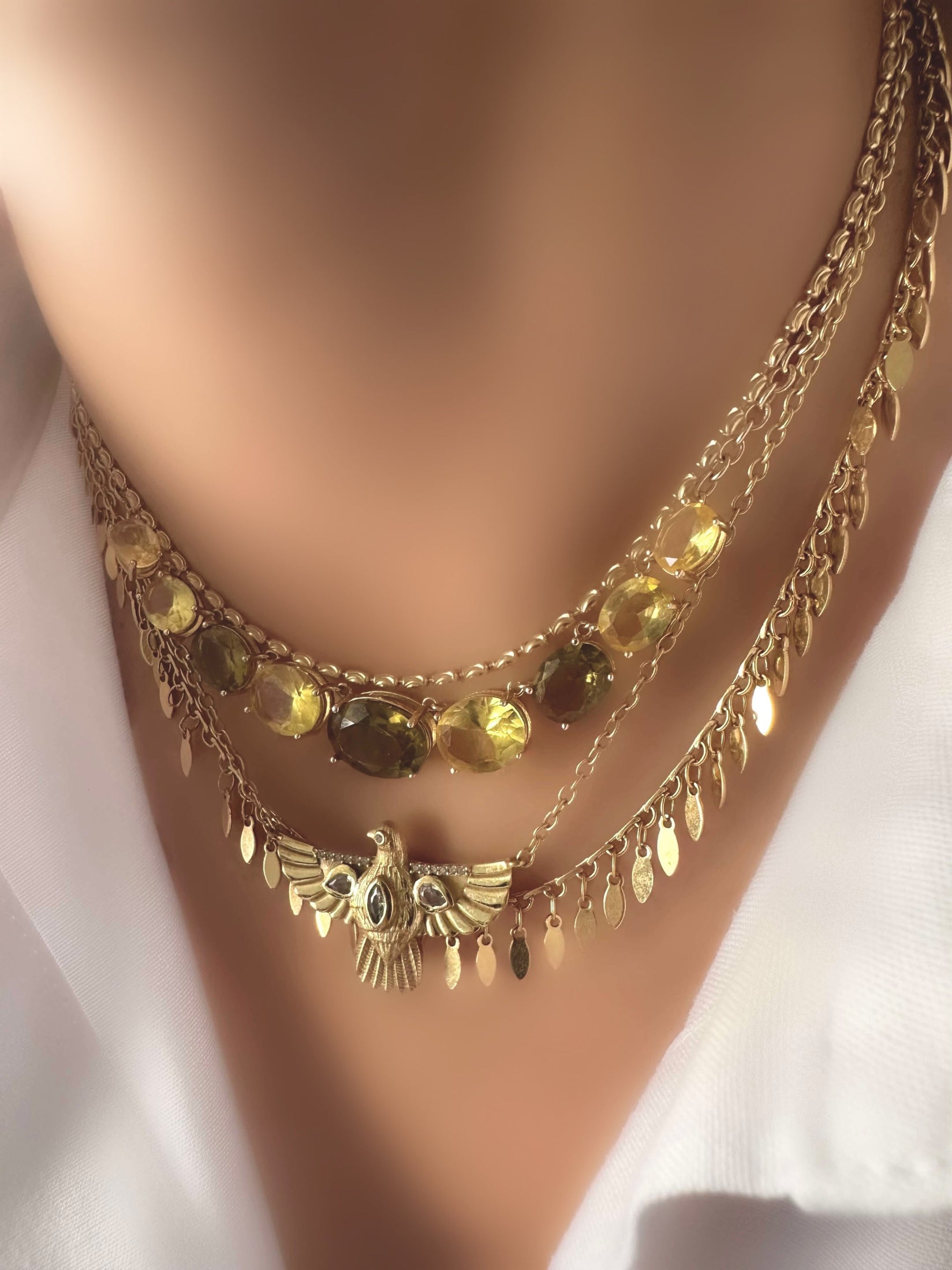 Anna Chain Necklace (24k Gold Plated Silver)