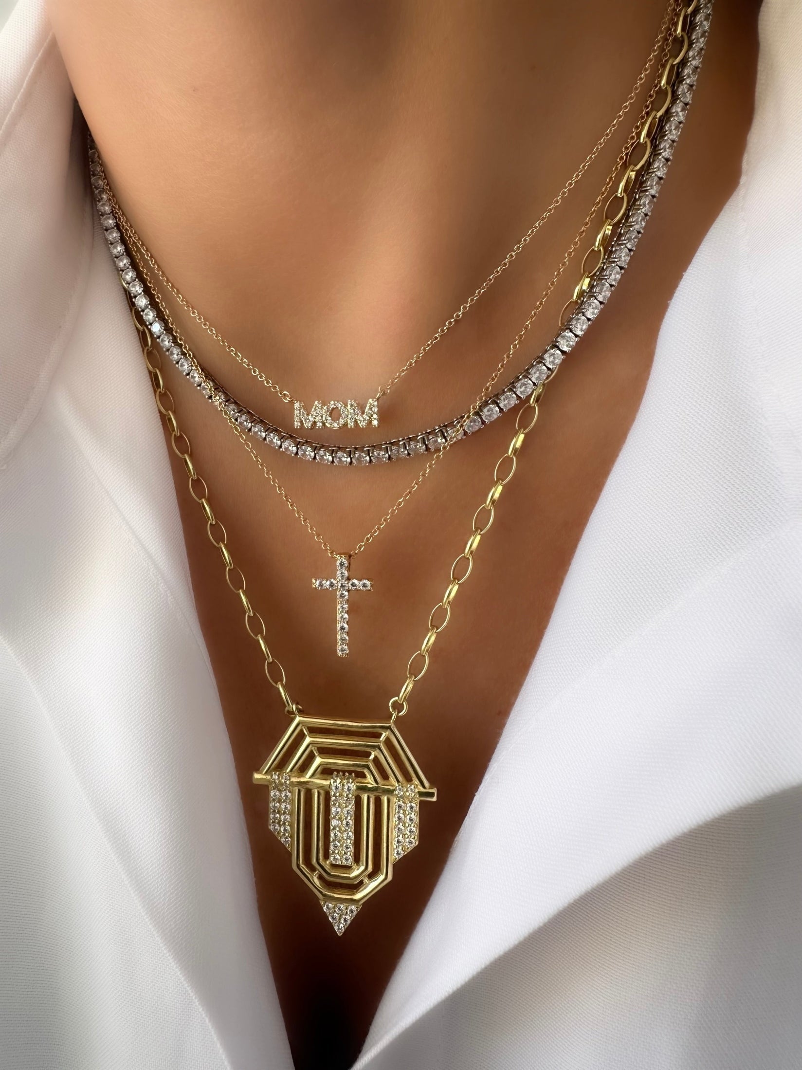 Collar Allure Serenity (Oro Vermeil)