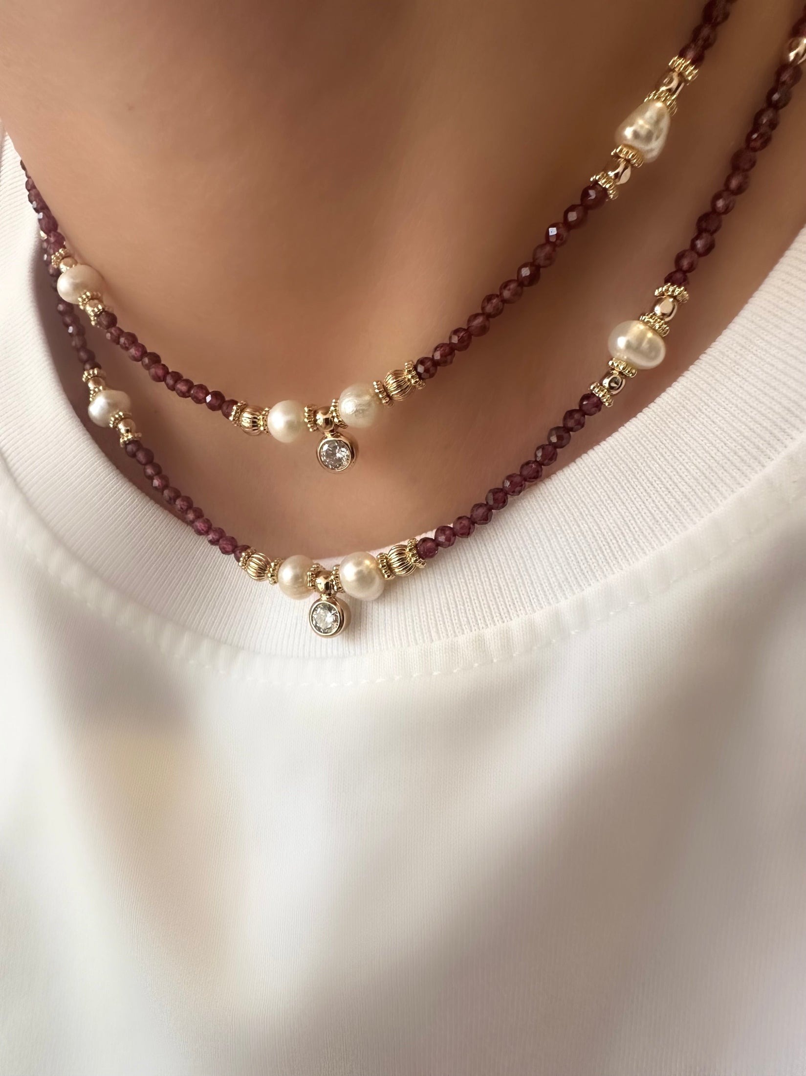 Collar Serendipity (Granate)