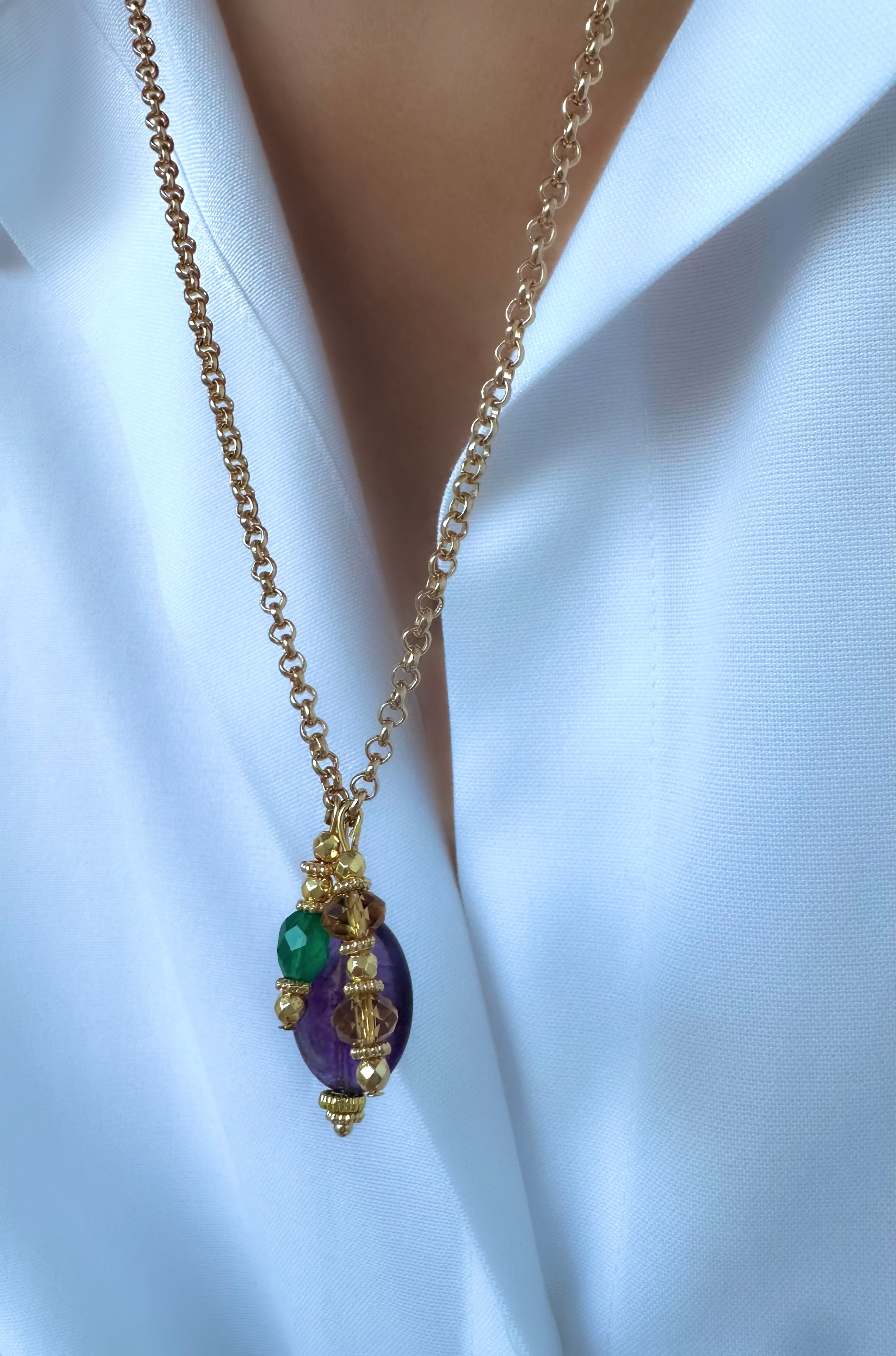 Collar Stones Charming (Amatista)