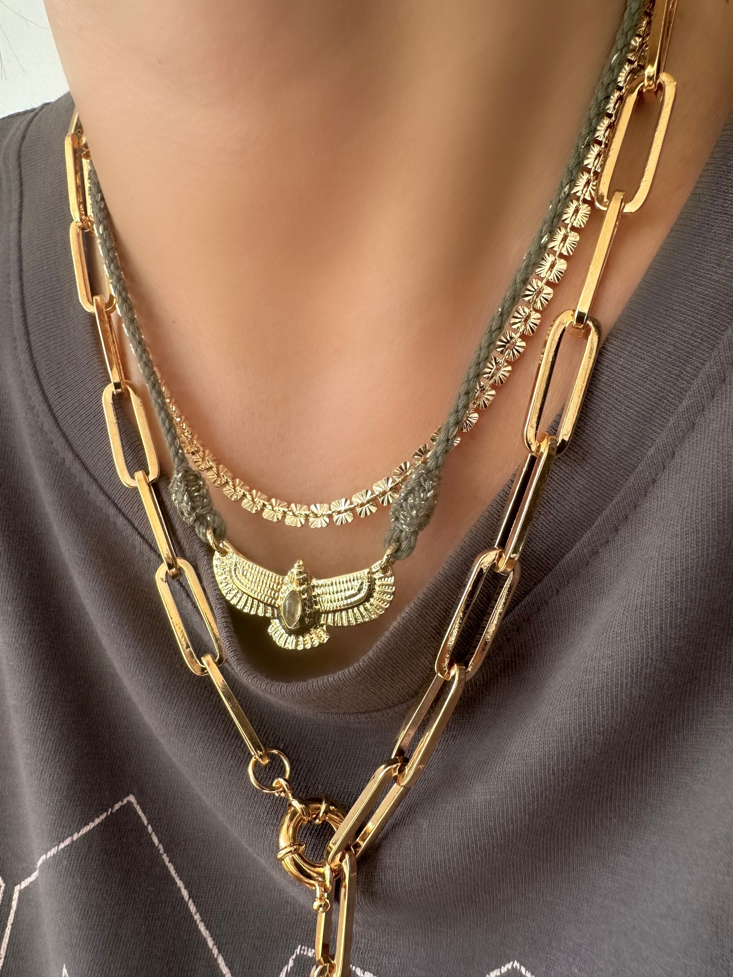 Collar Aguila Hills (Gris Labradorita) (SLS30*)