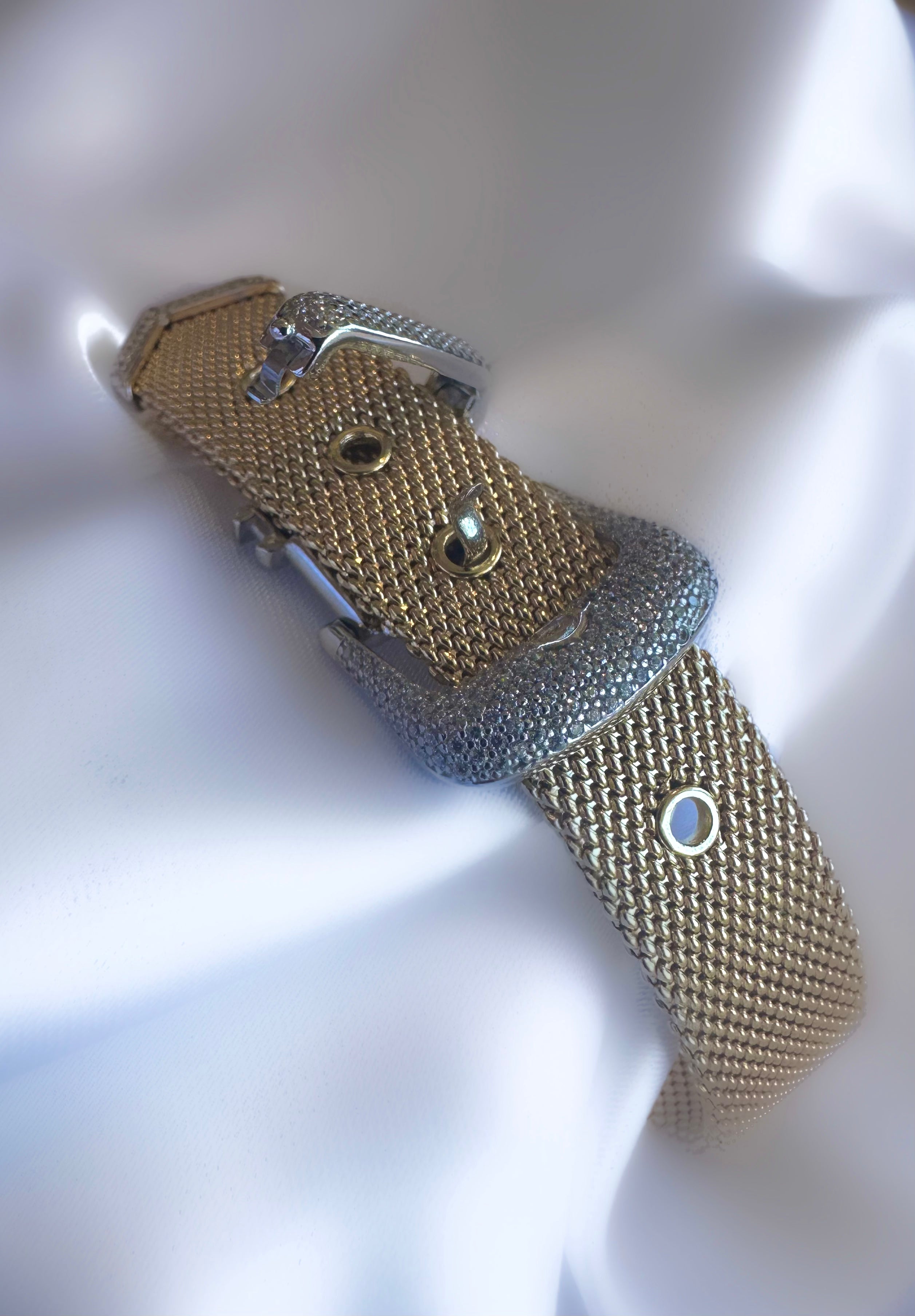Brazalete Cruise Belt Petite (Plata 925 bañada oro 18k)